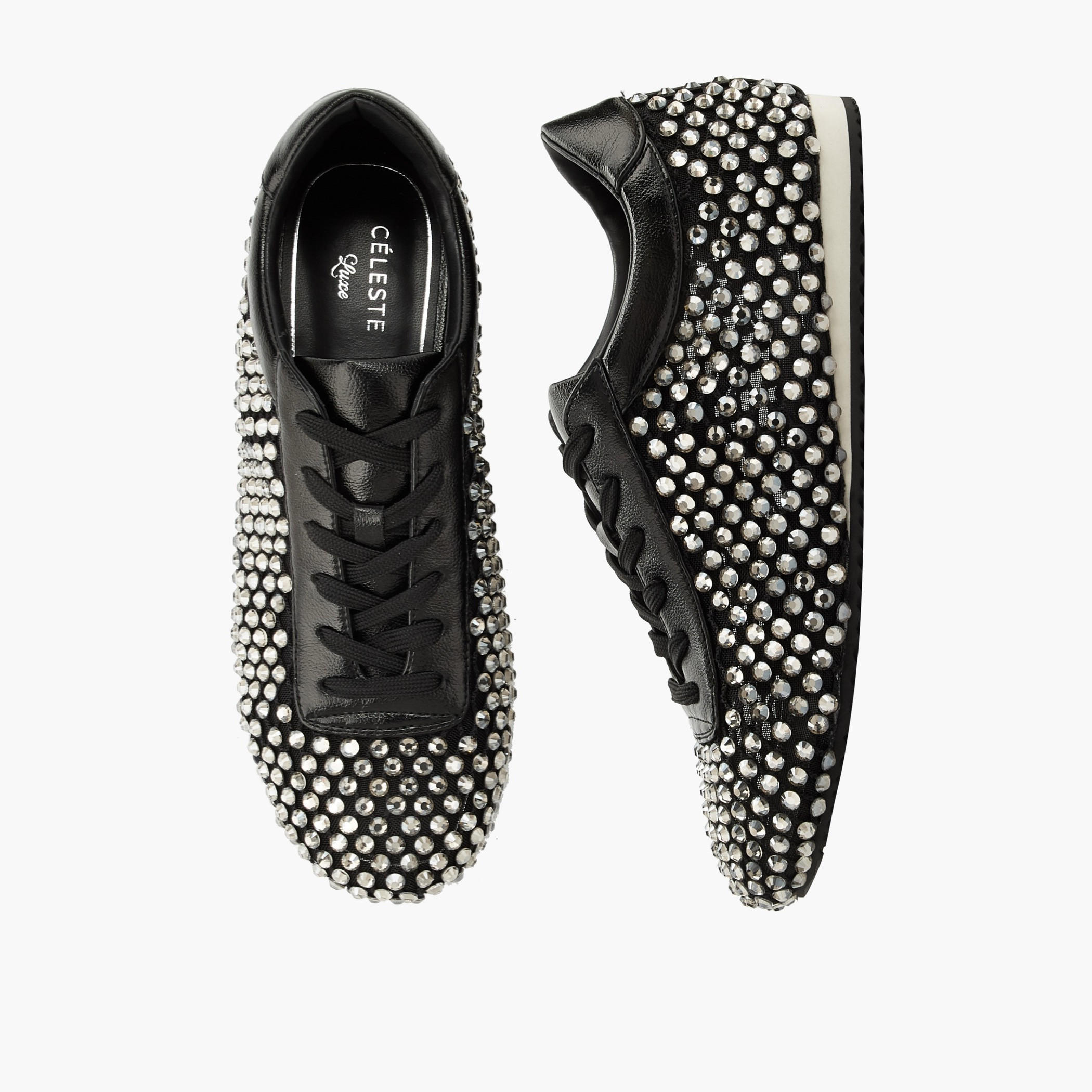 Celeste Women Stud Embellished Lace-Up Sneakers-women-shoes-sneakers-image-1