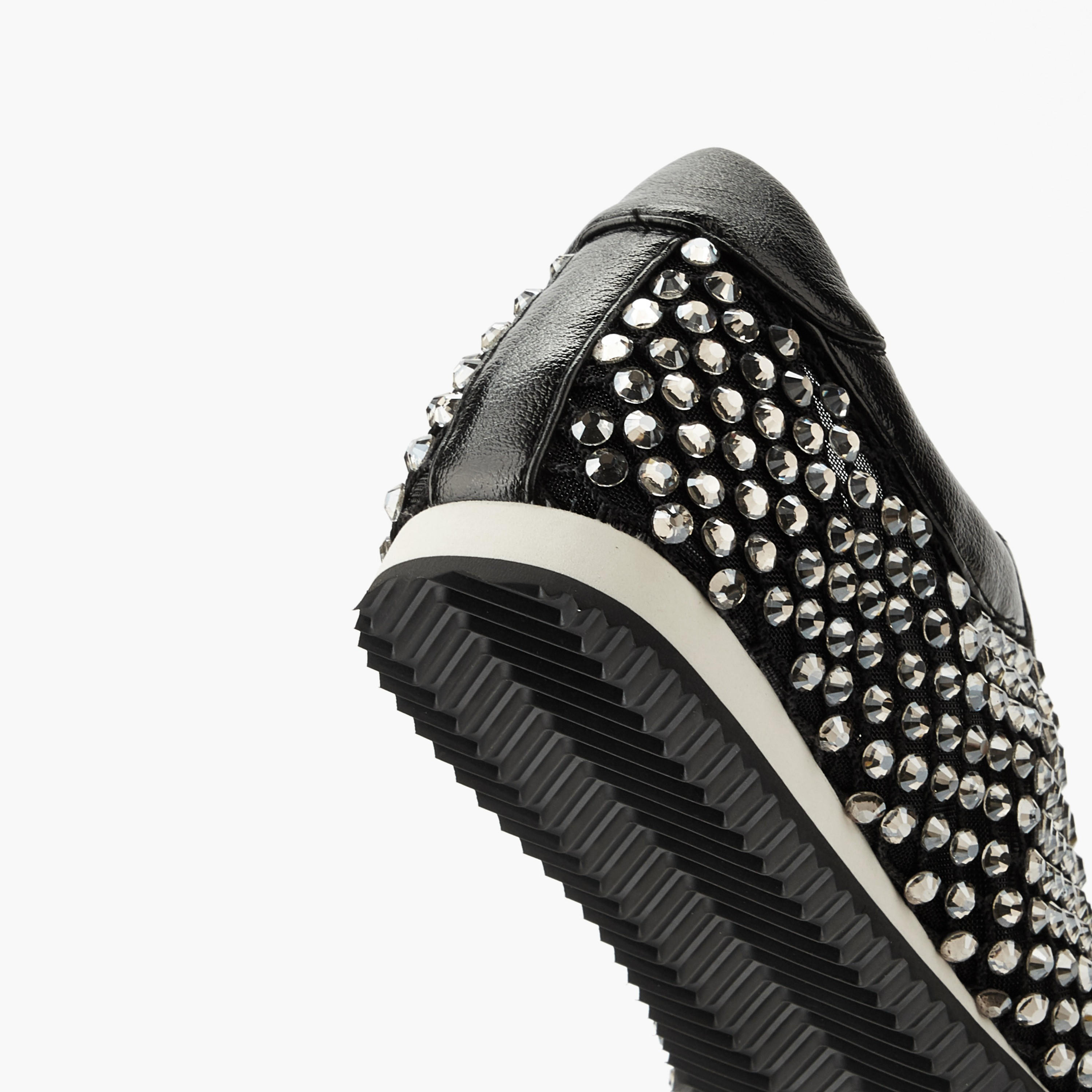 Celeste Women Stud Embellished Lace-Up Sneakers-women-shoes-sneakers-image-5