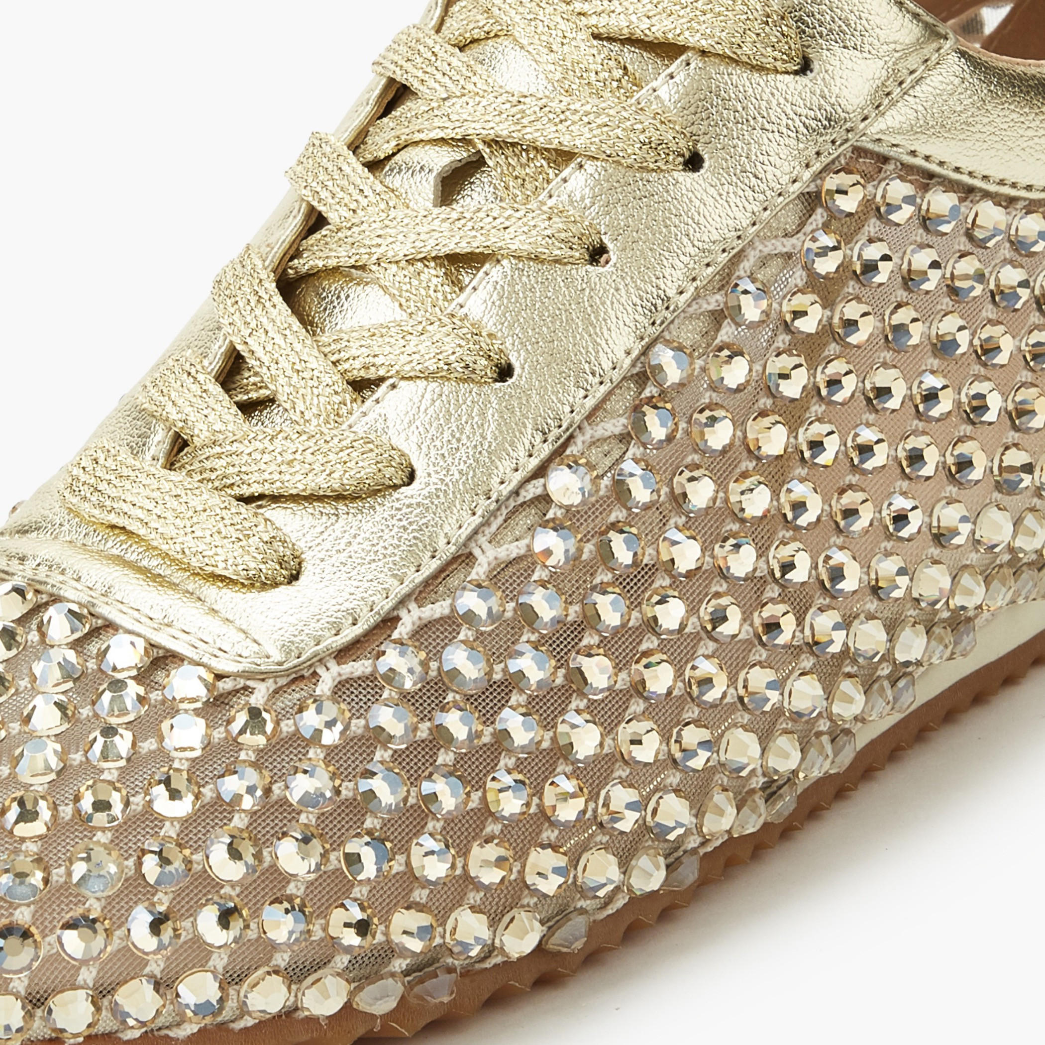 Celeste Women Stud Embellished Lace-Up Sneakers-women-shoes-sneakers-image-4