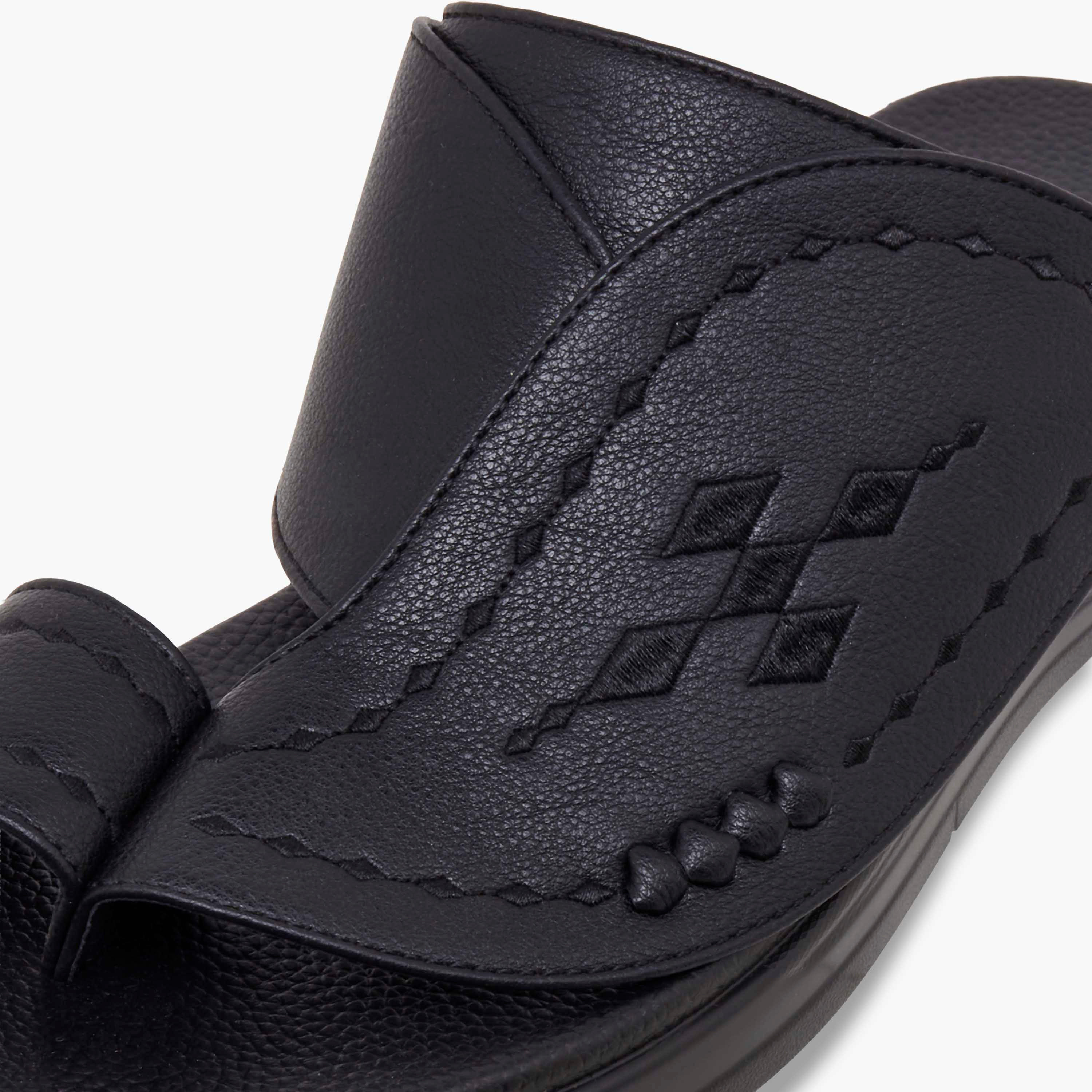 Al Waha Men Slip-On Arabic Sandals-men-shoes-sandals-image-4