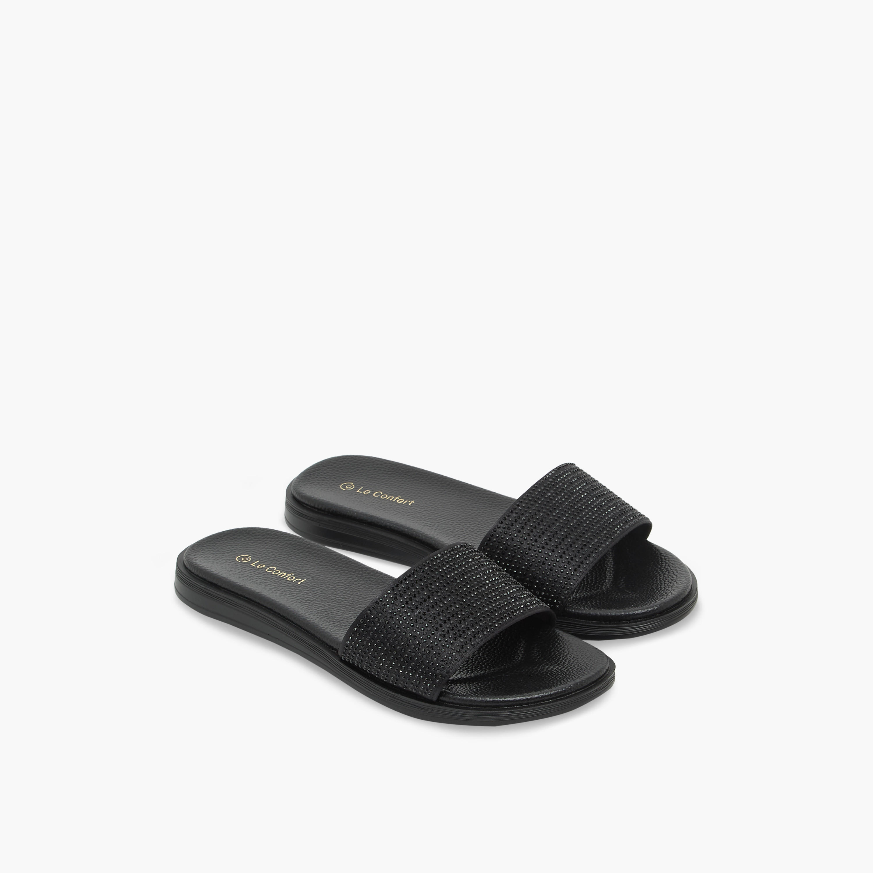 Le Confort Embellished Strap Comfort Sandal-women-shoes-sandals-flats-image-1
