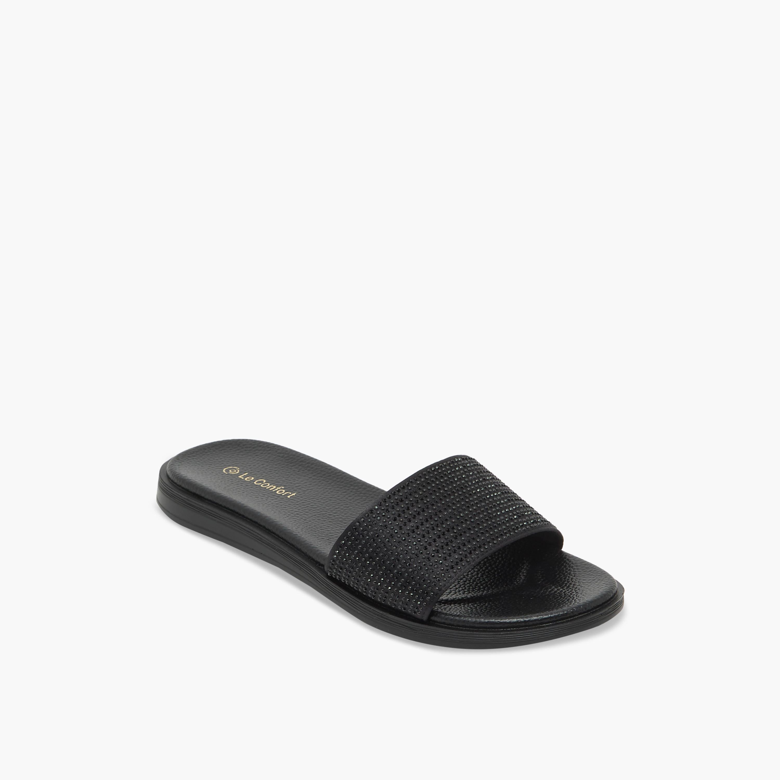 Le Confort Embellished Strap Comfort Sandal-women-shoes-sandals-flats-image-2