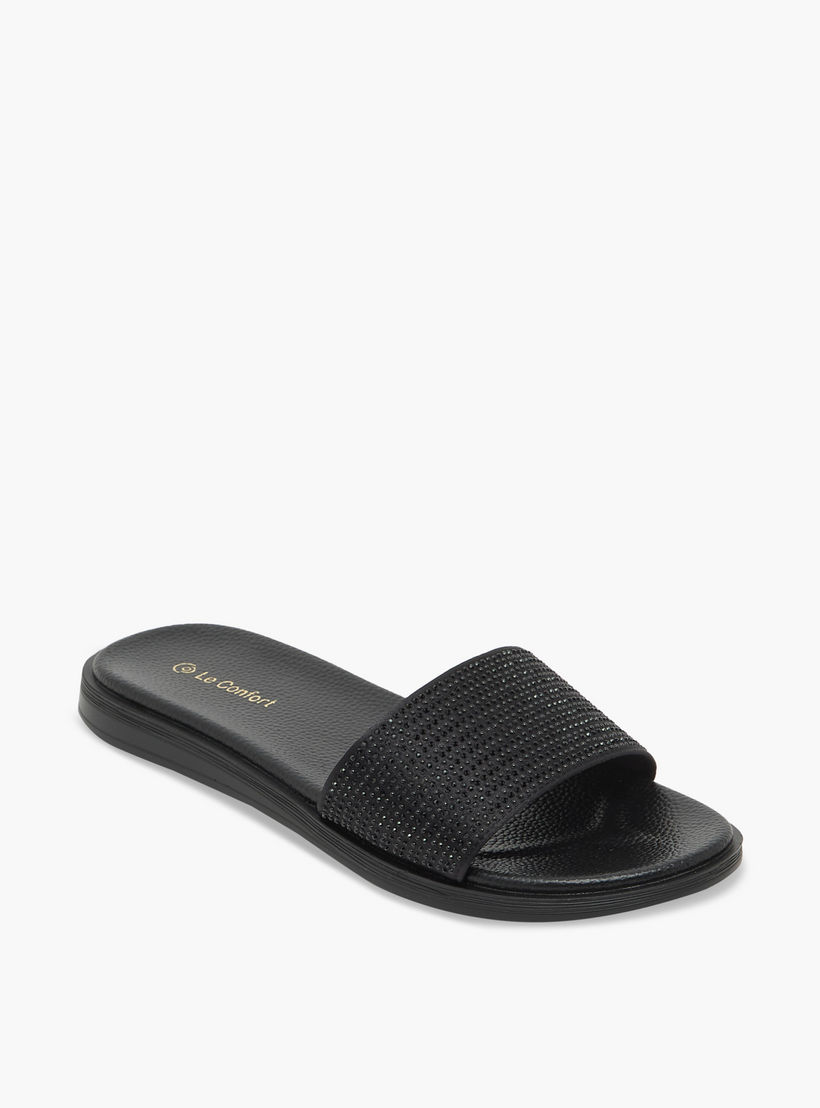 Le Confort Embellished Strap Comfort Sandal-women-shoes-sandals-flats-image-2