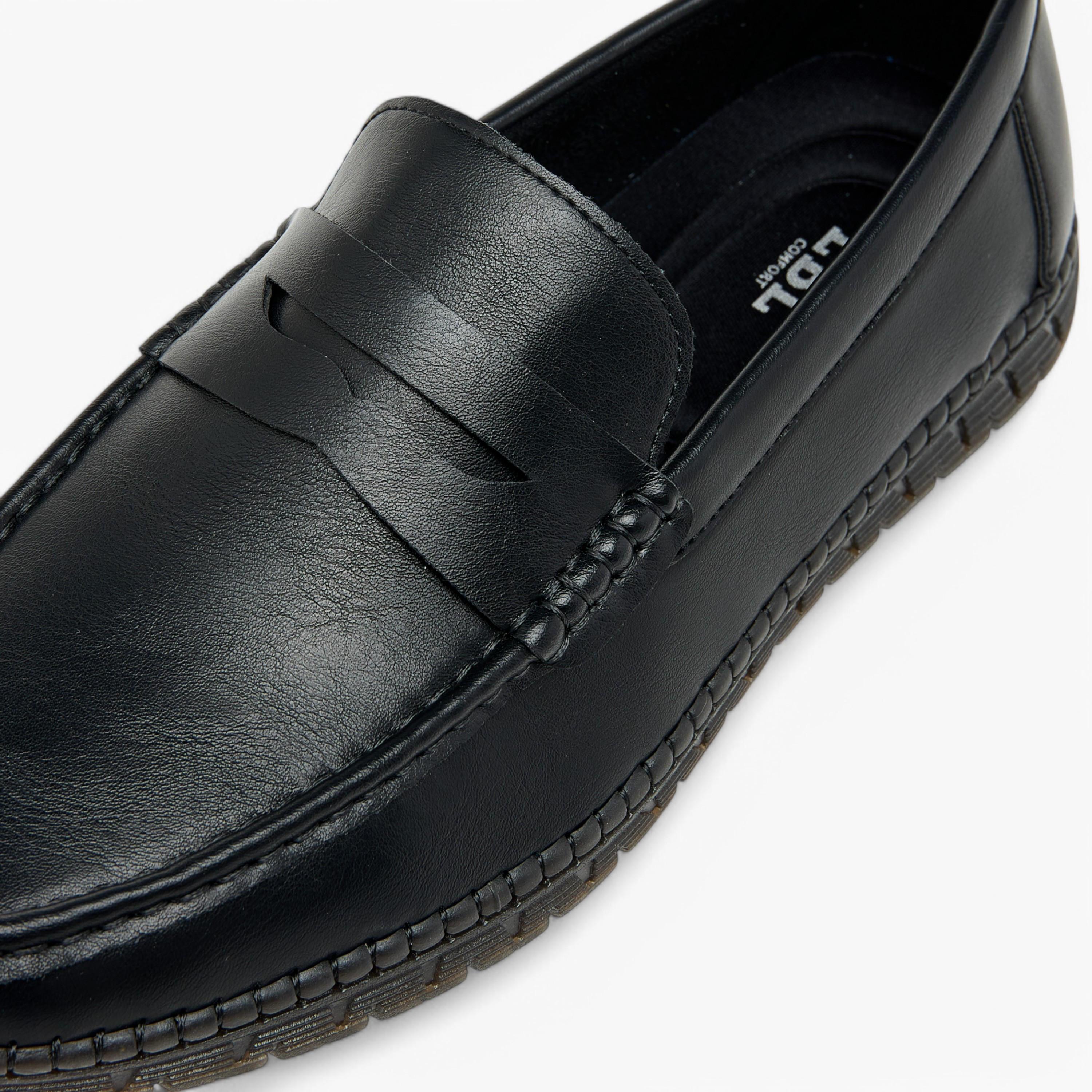 LBL by Shoexpress Textured Slip-On Moccasins with Cutout Detail-men-shoes-loafersandmoccasins-image-4