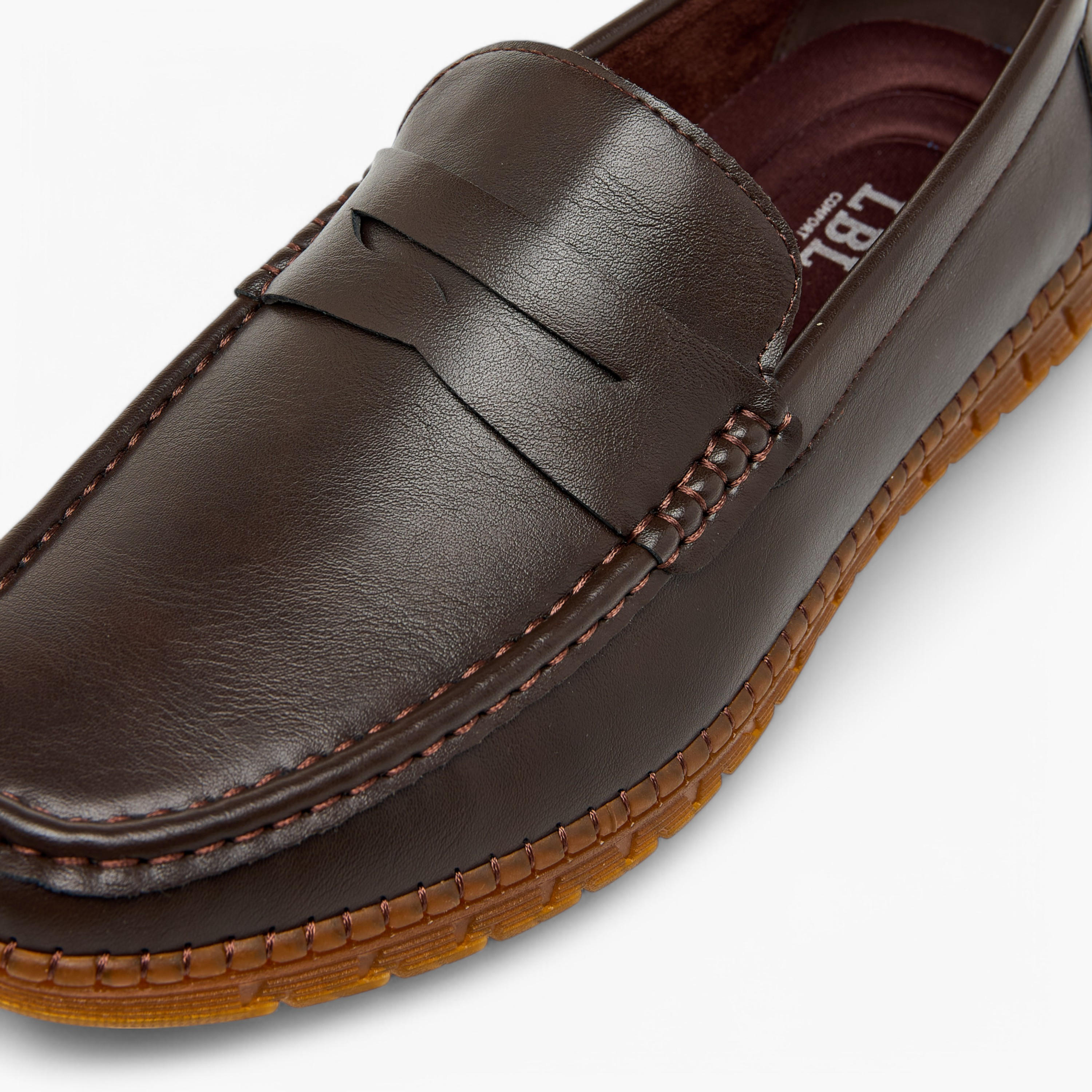 LBL by Shoexpress Textured Slip-On Moccasins with Cutout Detail-men-shoes-loafersandmoccasins-image-4