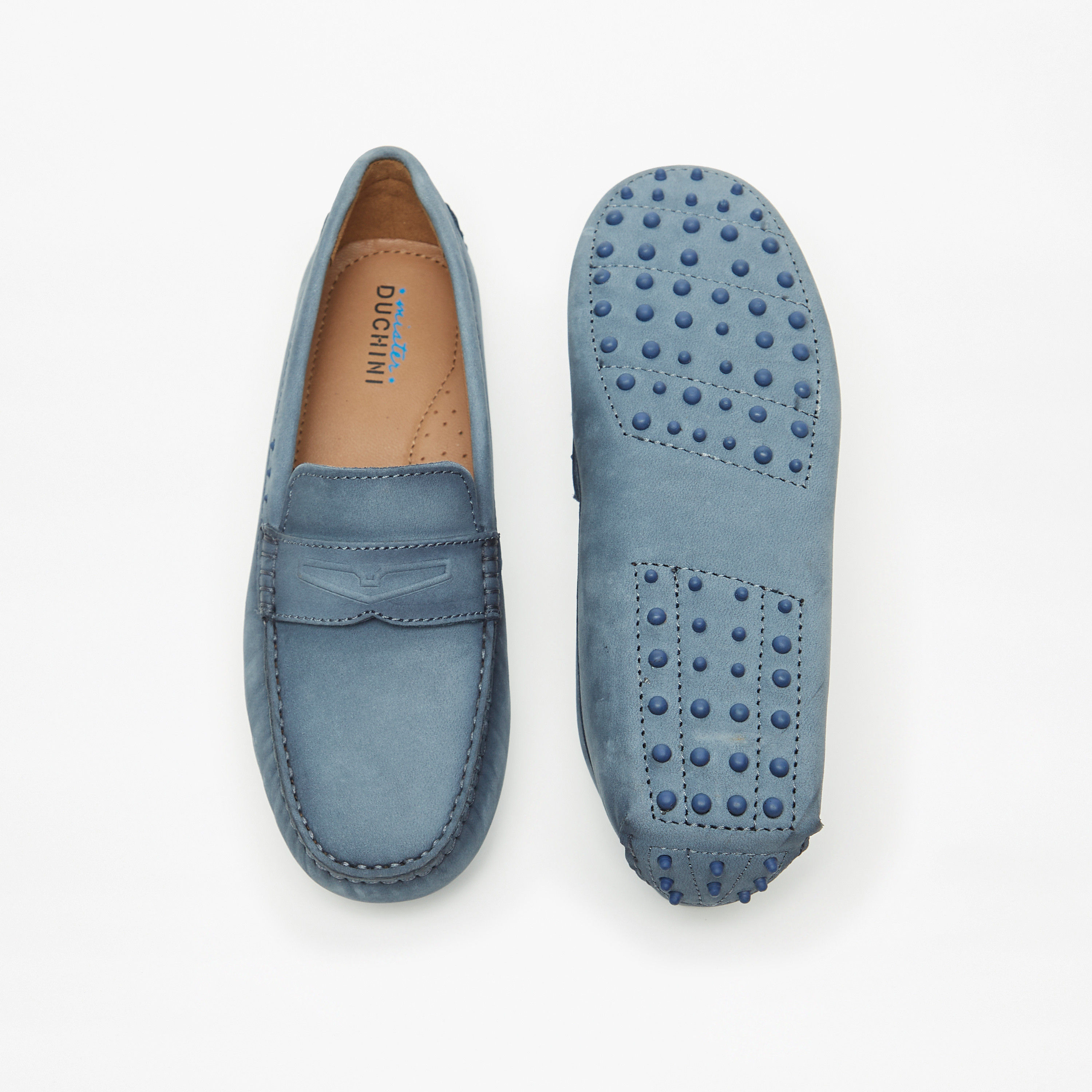 حذاء موكاسين سادة سهل الارتداء من مستر دوتشيني-boys-shoes-loafers-image-4