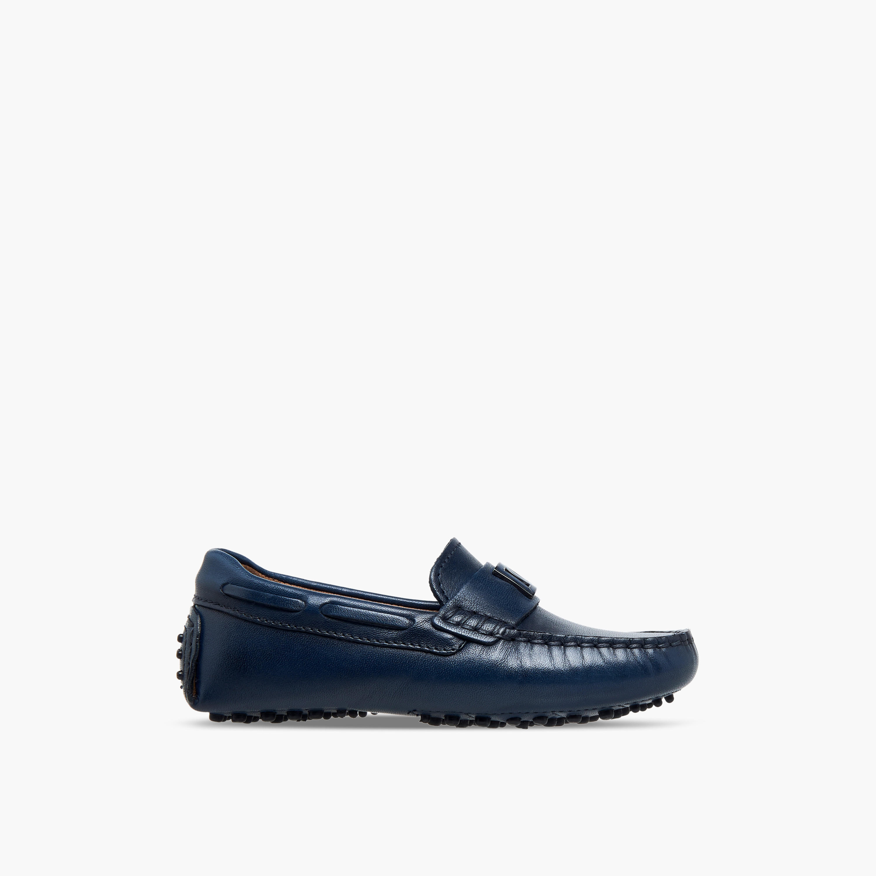 Mister Duchini Boys Leather Slip-On Moccasins-boys-shoes-loafers-image-3