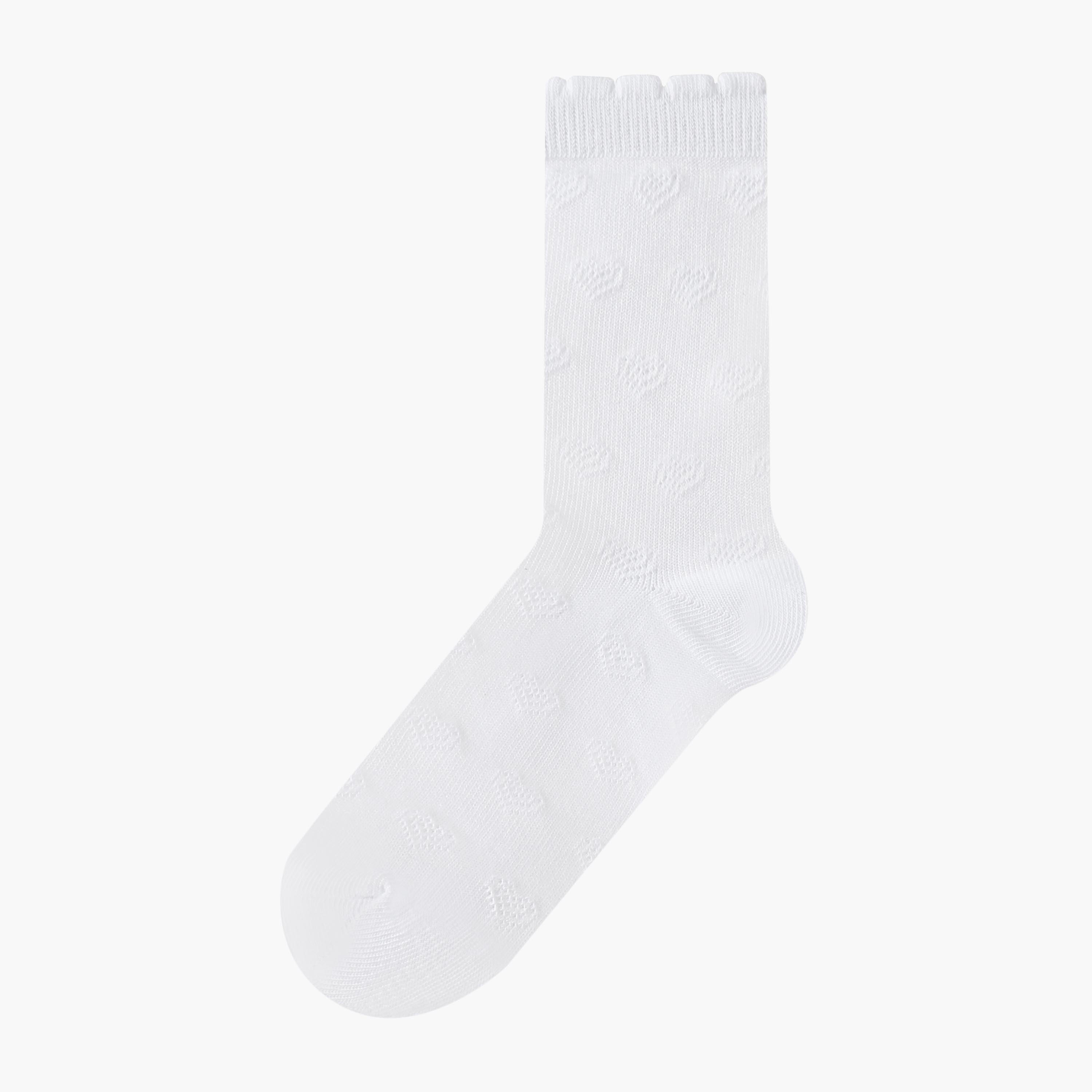 Pack of 3 Juniors Girls Mid Calf Socks-girls-accessories-socks-image-2