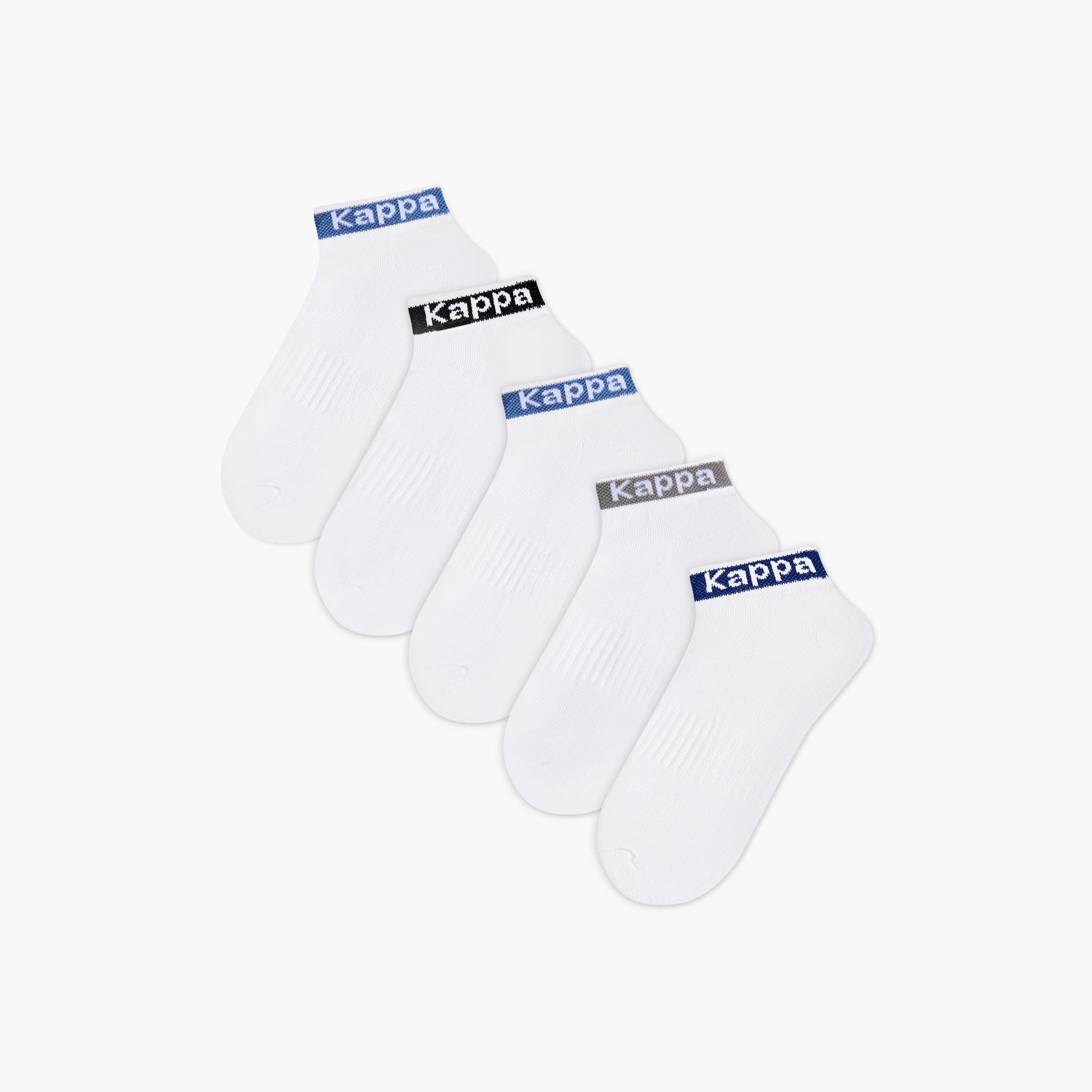 Pack of 5 Kappa Boys Sports Socks Ankle Length-boys-accessories-socks-image-1