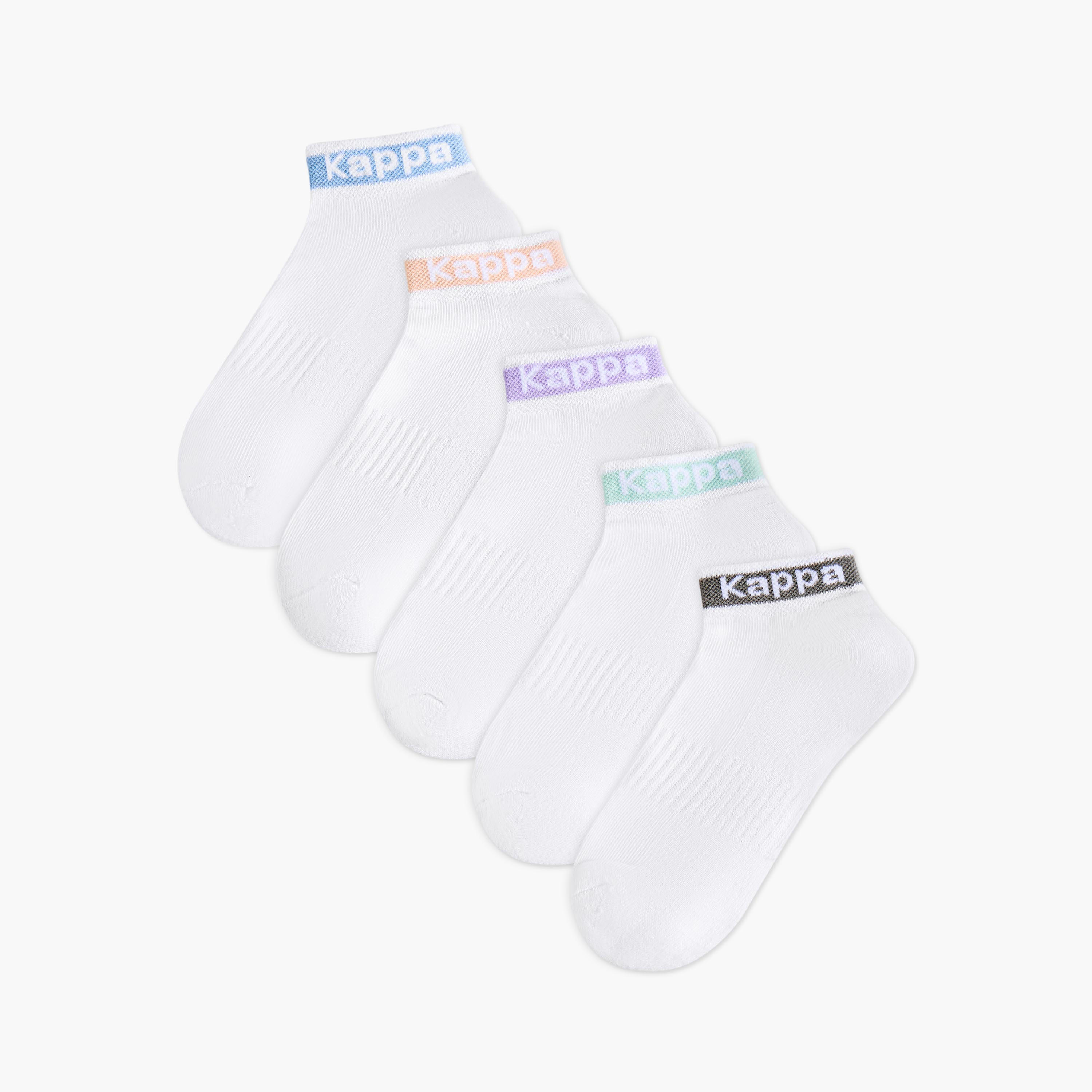 Pack of 5 Kappa Girls Sports Socks Ankle Length-girls-accessories-socks-image-1