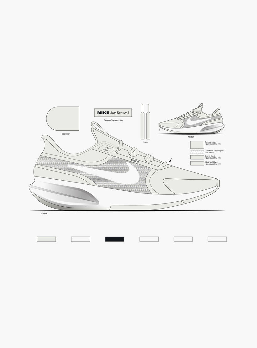 Nike Kids' NIKE STAR RUNNER 5 PS School Shoes with Hook and Loop Closure - HF7005-101-girls-shoes-schoolshoes-image-4
