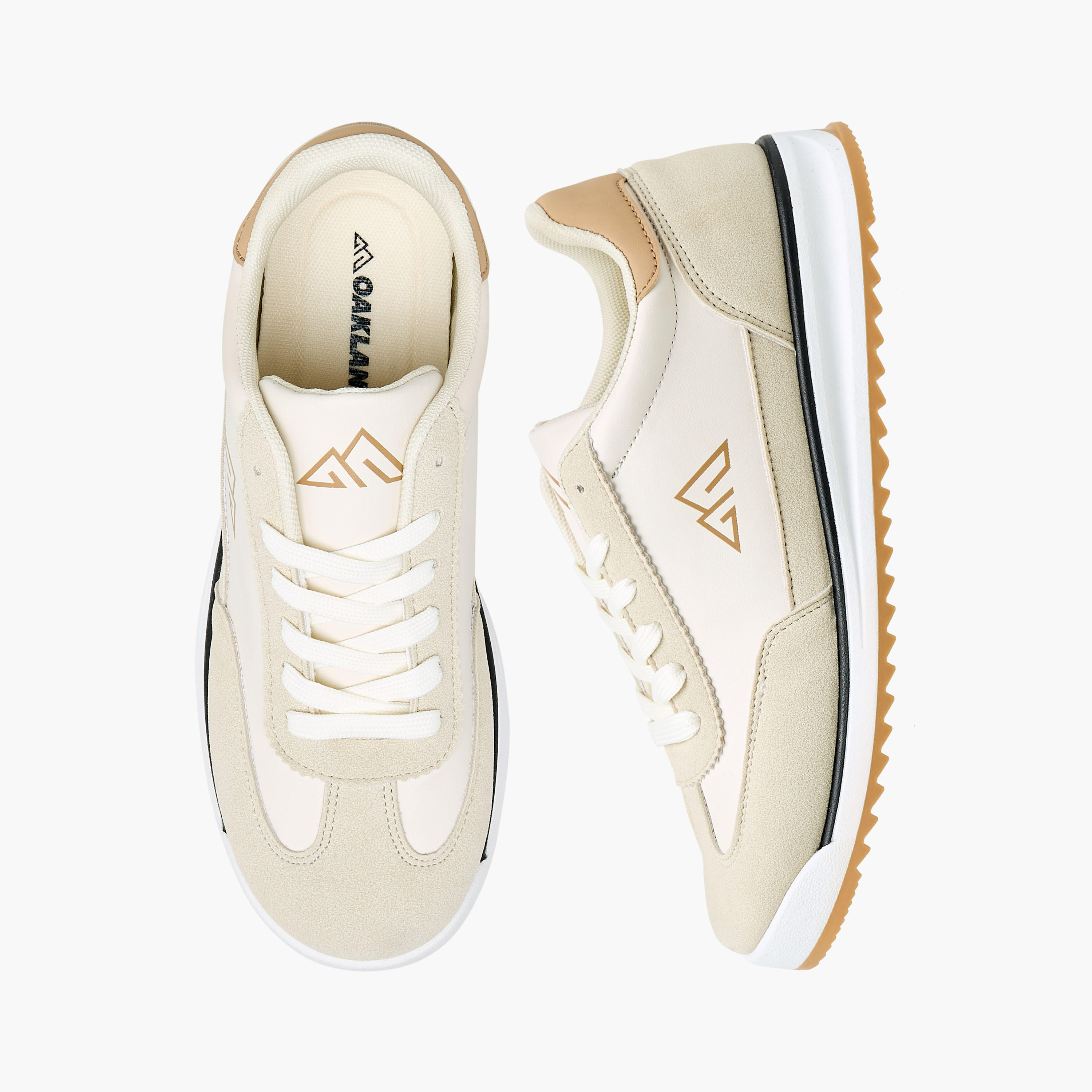Oaklan by Shoexpress Women Panelled Lace-Up Sports Shoes-women-shoes-sports-image-1