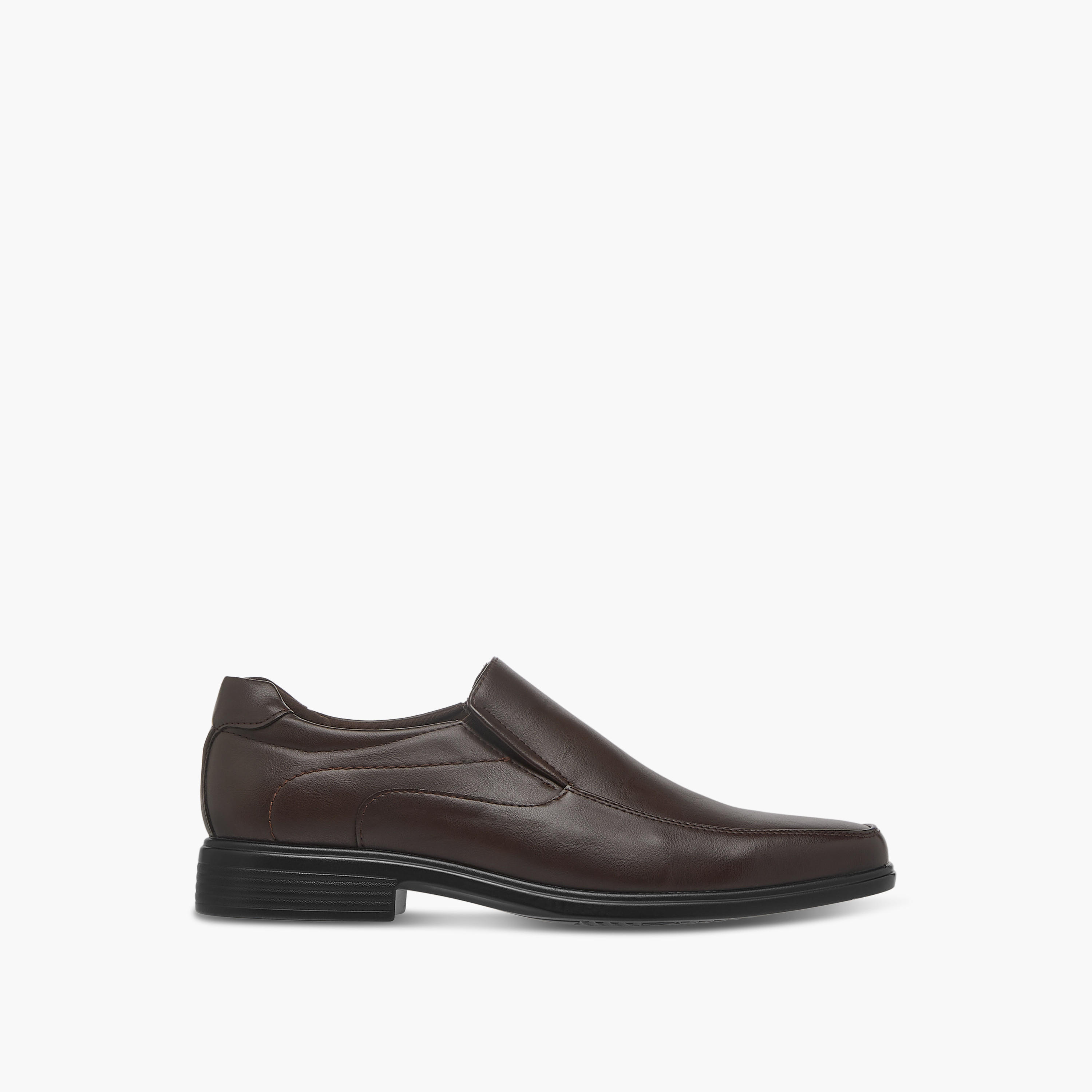 LBL by Shoexpress Panelled Slip-On Loafers-men-shoes-formalshoes-image-3