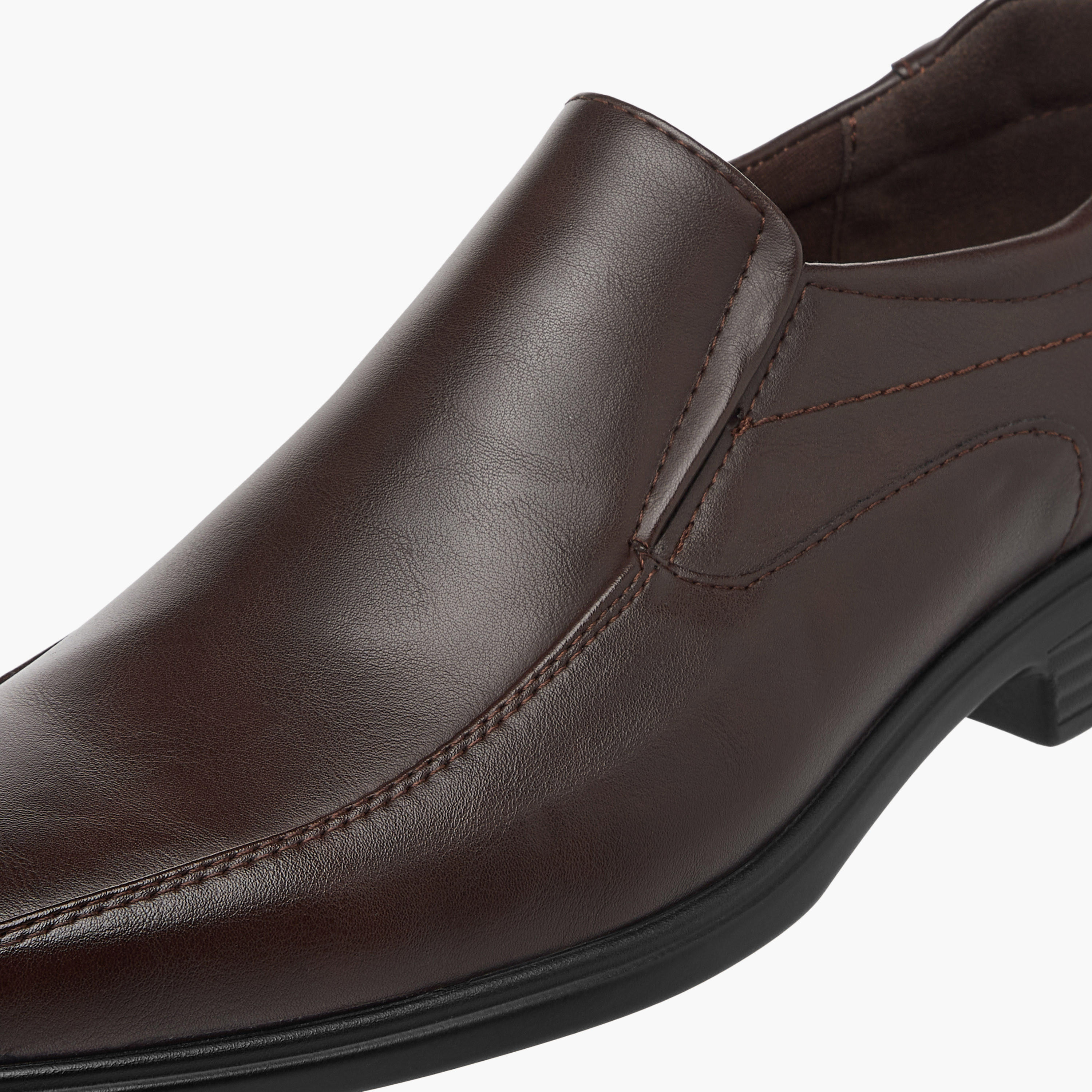 LBL by Shoexpress Panelled Slip-On Loafers-men-shoes-formalshoes-image-4