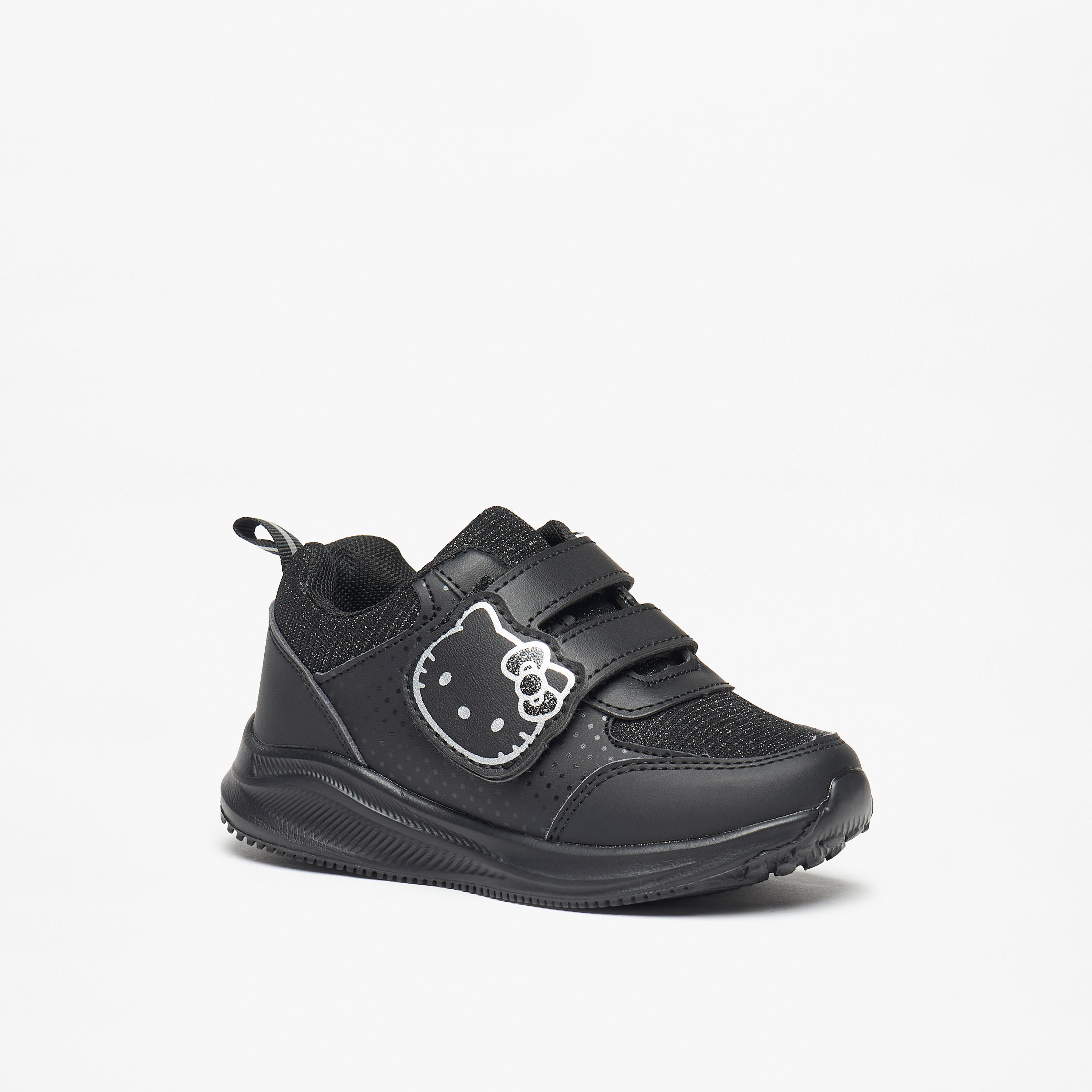 حذاء مدرسي بارز الملمس بشريط إغلاق من هالو كيتي-girls-shoes-schoolshoes-image-1