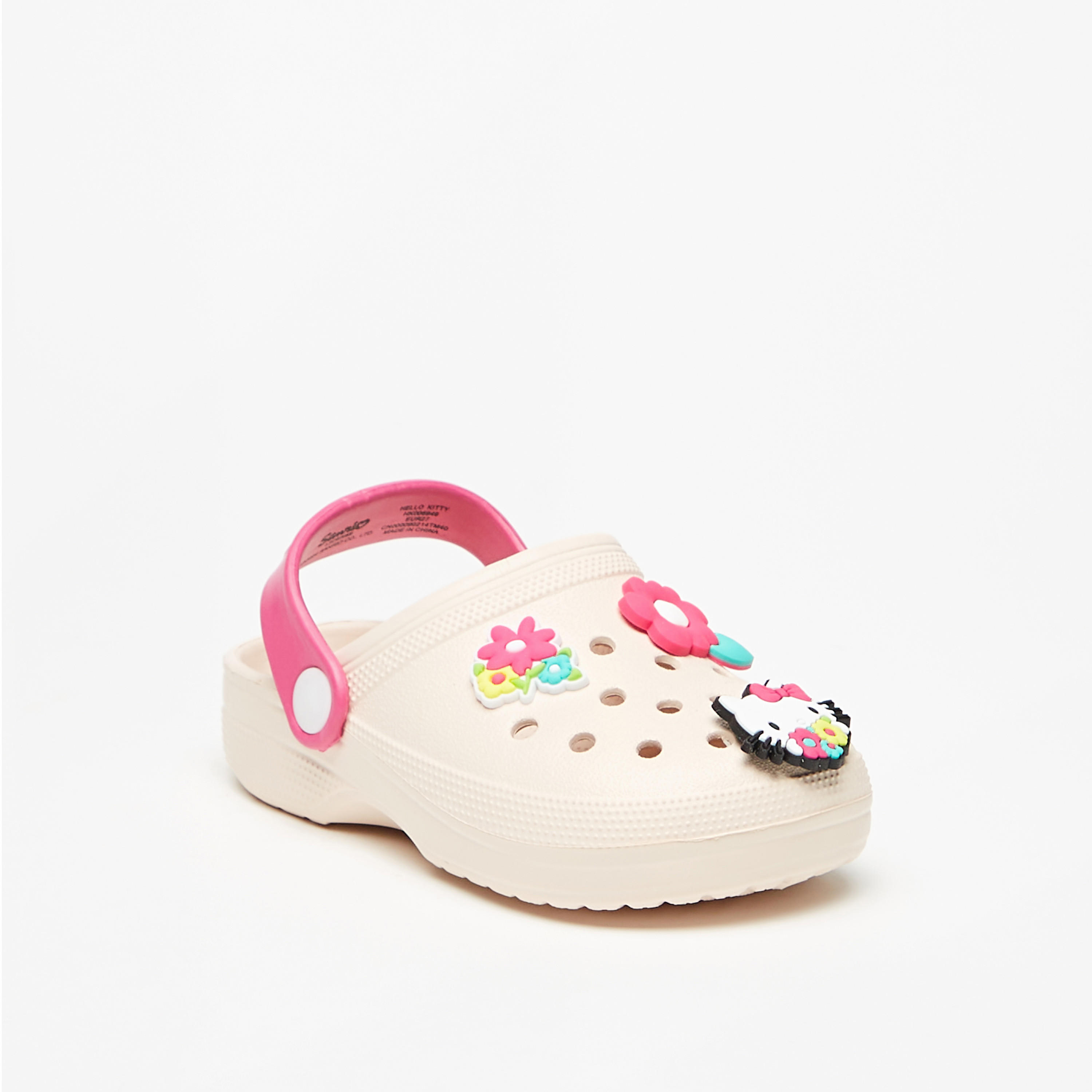 صندل سهل الارتداء بتفاصيل زينة هالو كيتي-girls-shoes-sandals-image-1