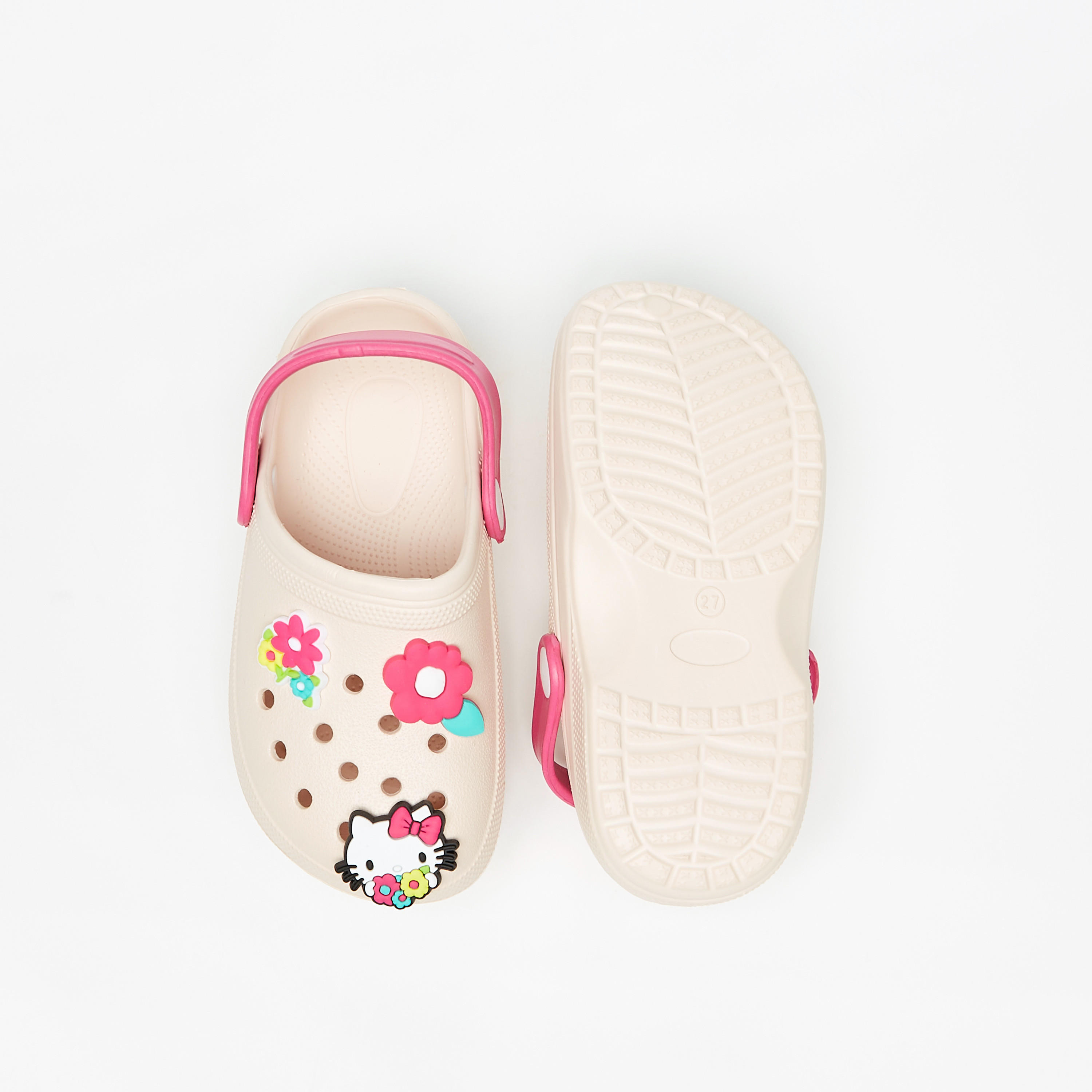 Hello Kitty Accent Detail Slip-On Clogs-girls-shoes-sandals-image-4