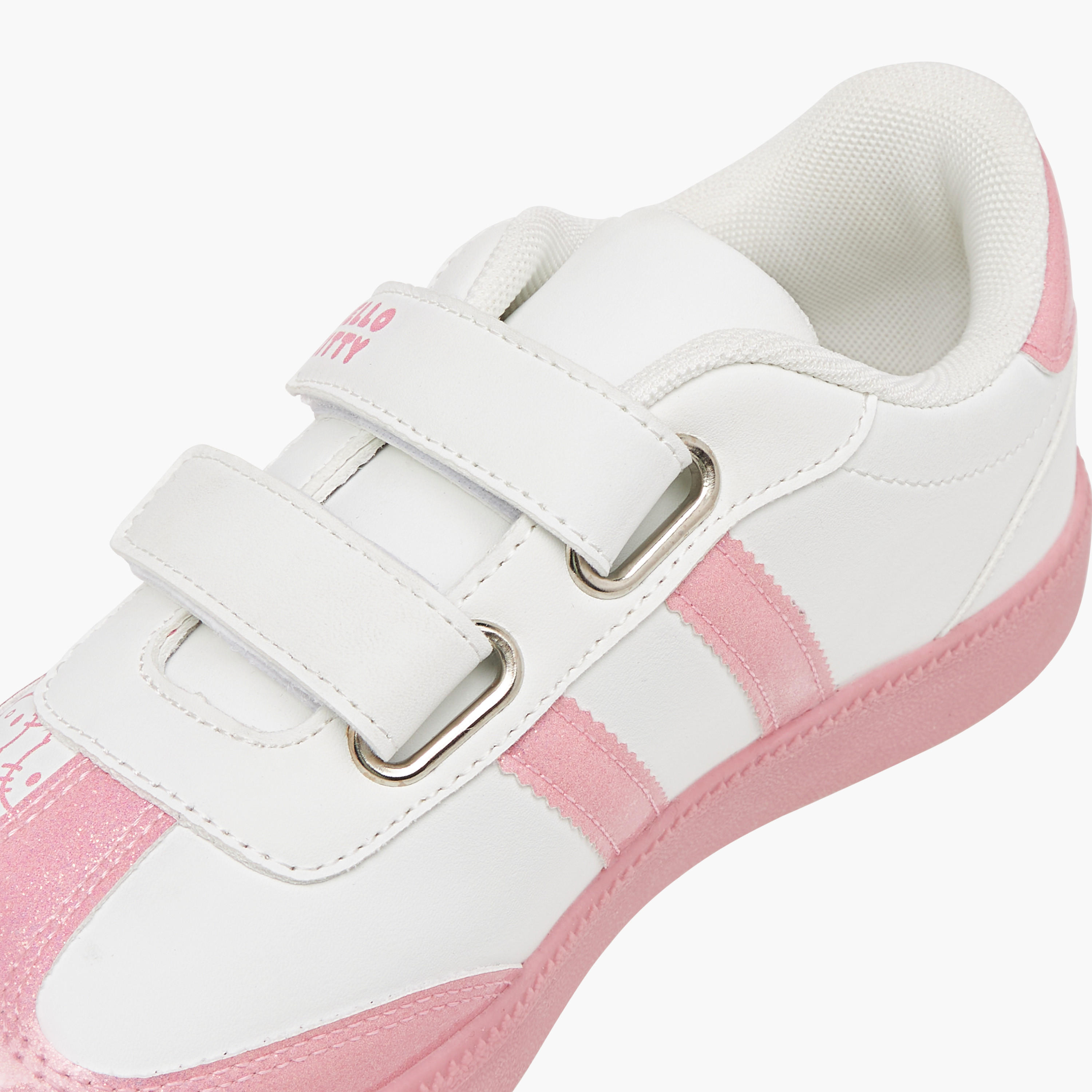 حذاء سنيكرز بشريط إغلاق لاصق وطبعات من هالو كيتي-girls-shoes-sneakers-image-4