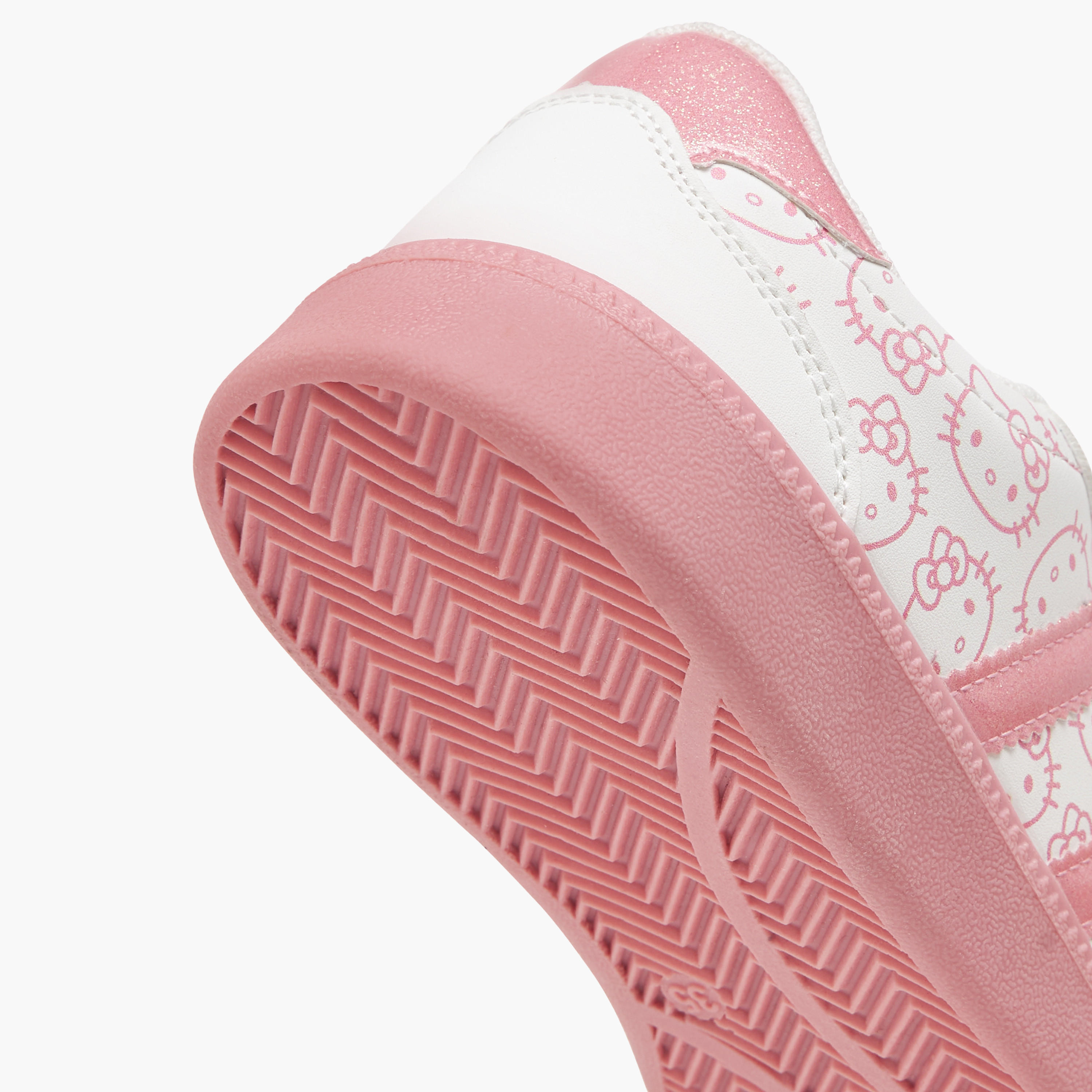 حذاء سنيكرز بشريط إغلاق لاصق وطبعات من هالو كيتي-girls-shoes-sneakers-image-5