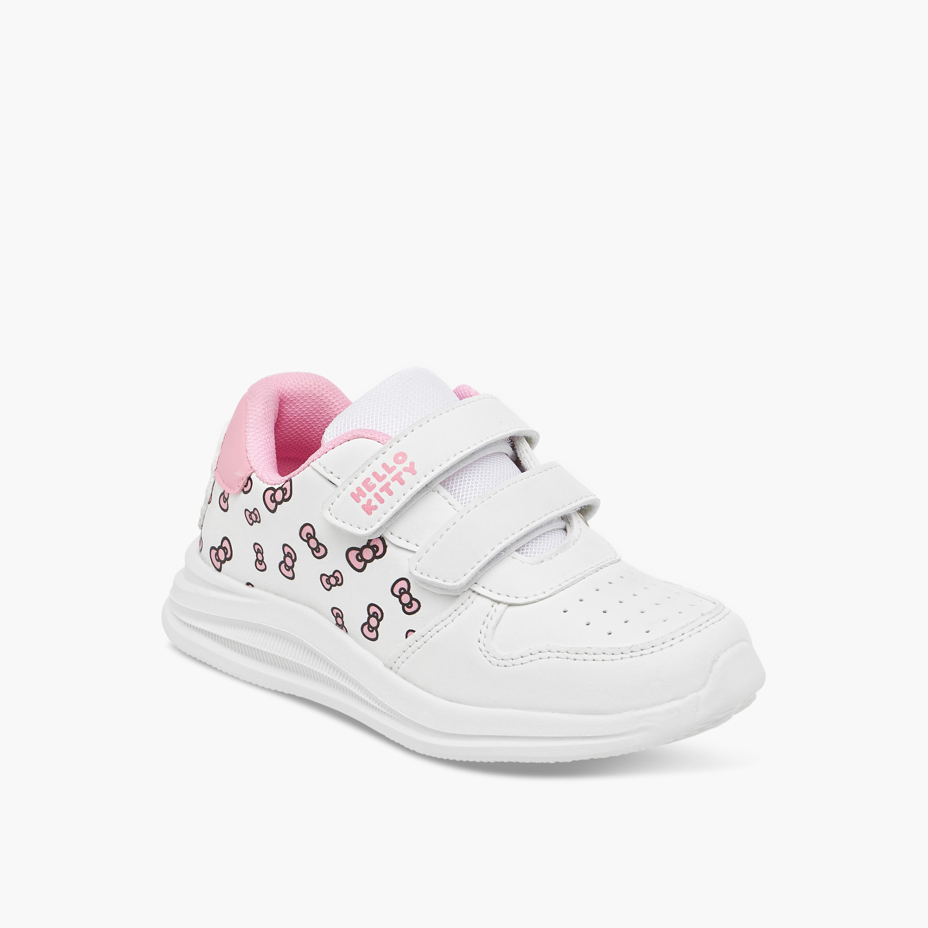 حذاء سنيكرز بشريط إغلاق لاصق وطبعات من هالو كيتي-girls-shoes-sneakers-image-2