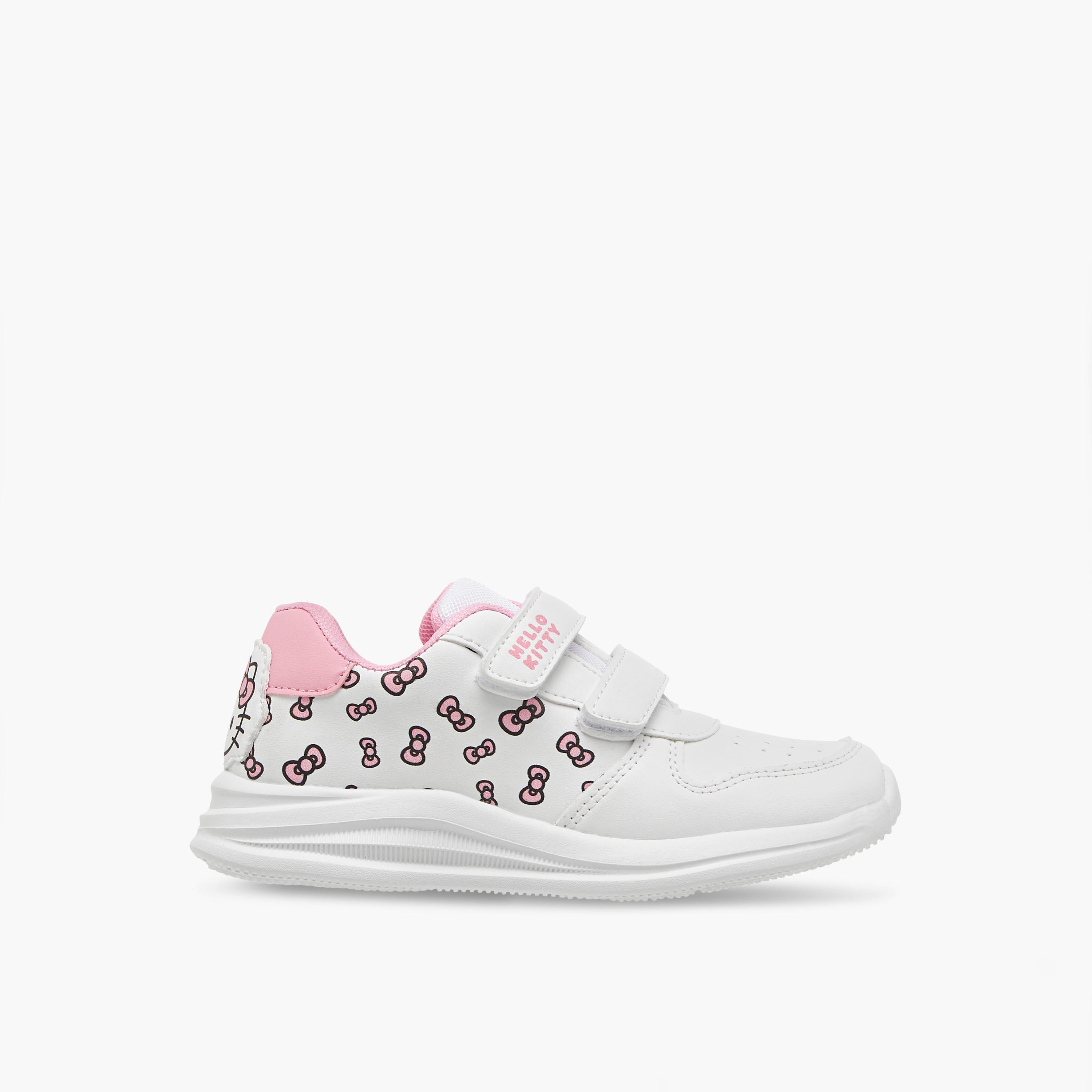 حذاء سنيكرز بشريط إغلاق لاصق وطبعات من هالو كيتي-girls-shoes-sneakers-image-3