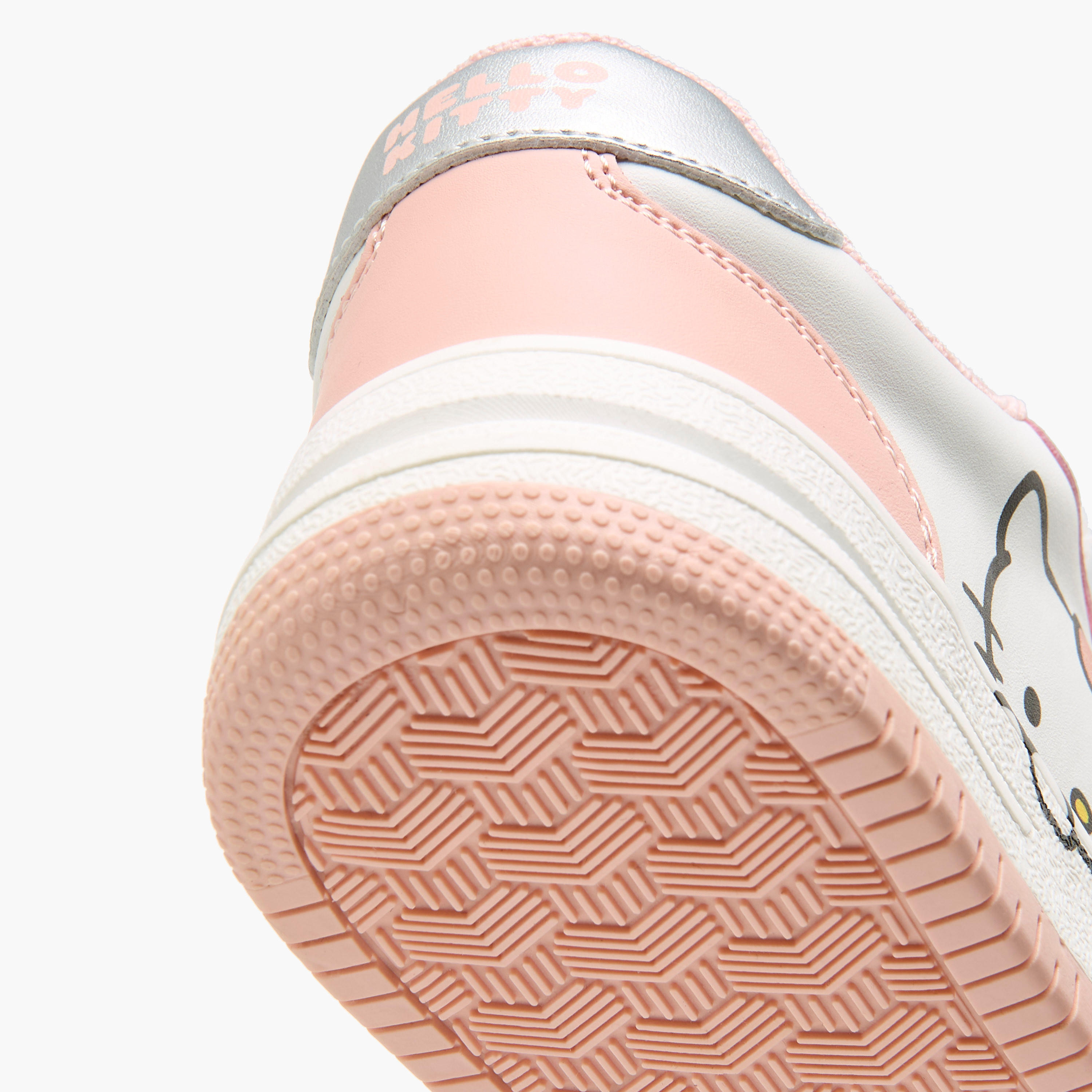 Hello Kitty Printed Lace-Up Sneakers-girls-shoes-sneakers-image-5