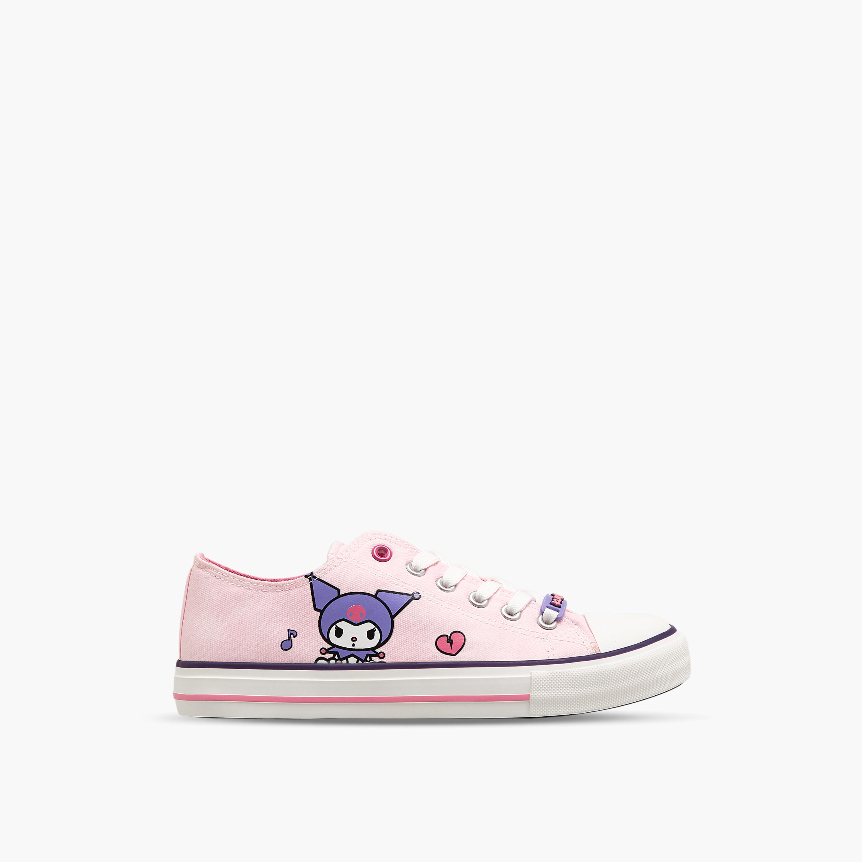 Hello Kitty Girls Lace-Up Ankle Sneakers-girls-shoes-sneakers-image-3