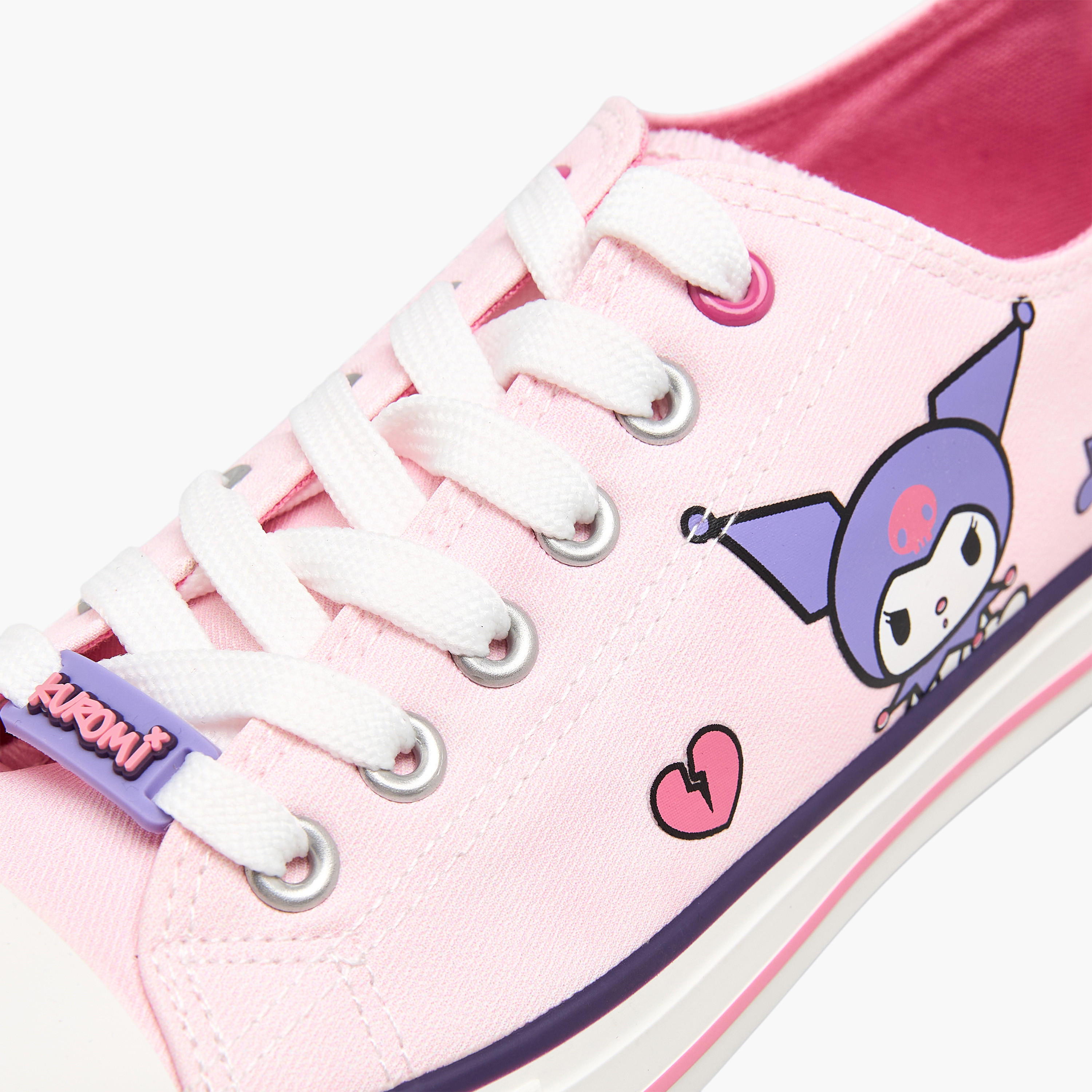 Hello Kitty Girls Lace-Up Ankle Sneakers-girls-shoes-sneakers-image-4