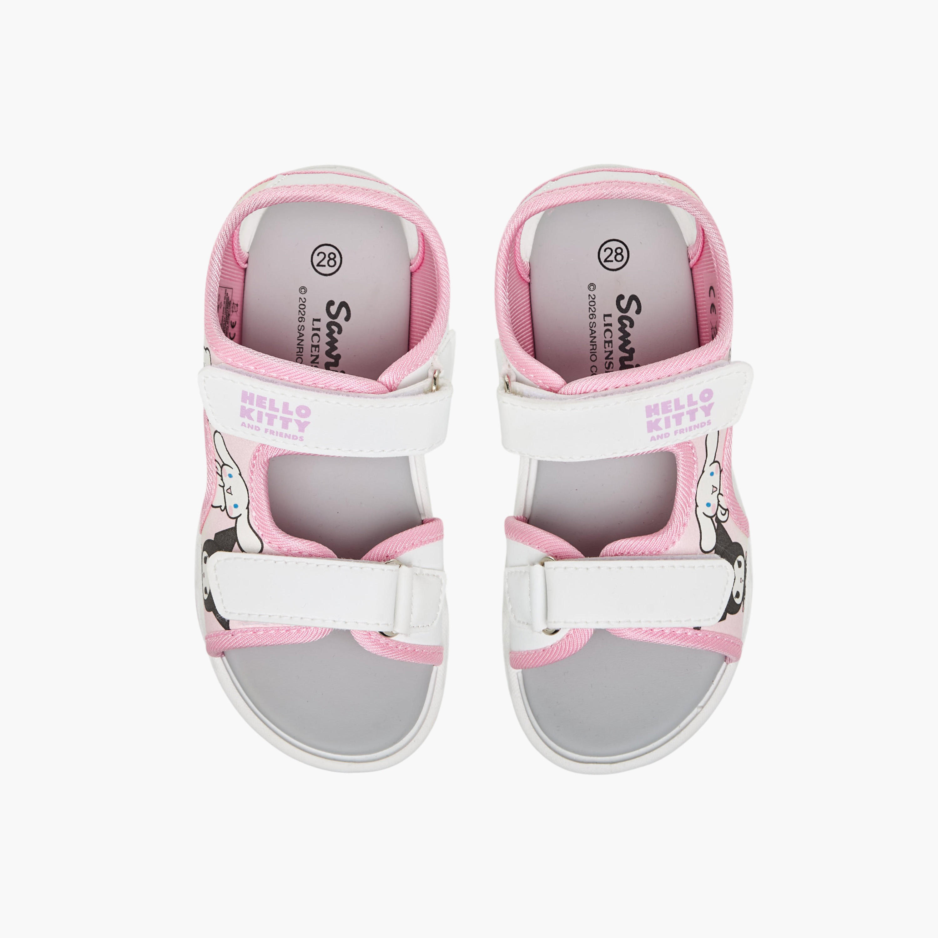 صندل بحزام وطبعات هالو كيتي والأصدقاء للفتيات من ديزني-girls-shoes-sandals-image-1