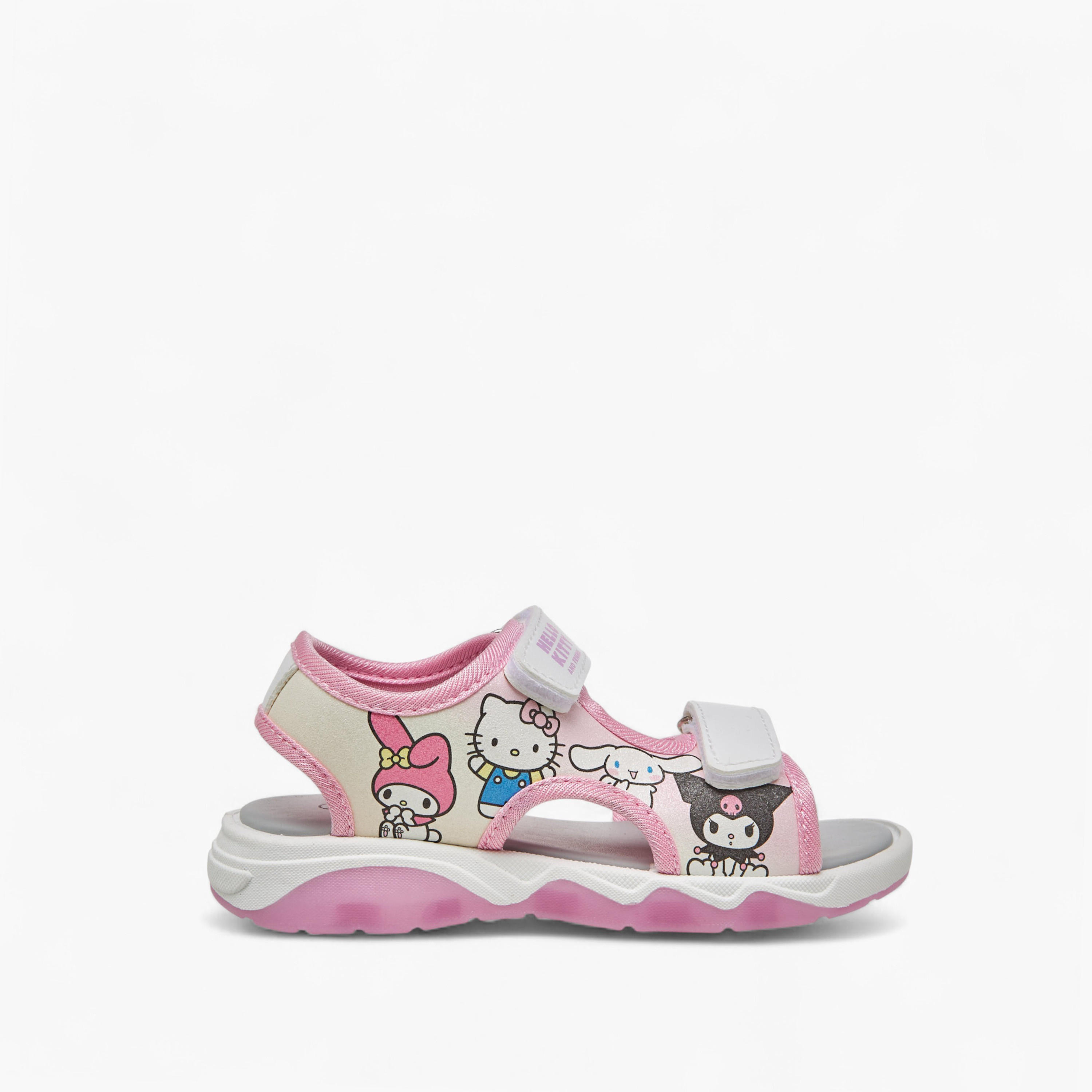 صندل بحزام وطبعات هالو كيتي والأصدقاء للفتيات من ديزني-girls-shoes-sandals-image-2