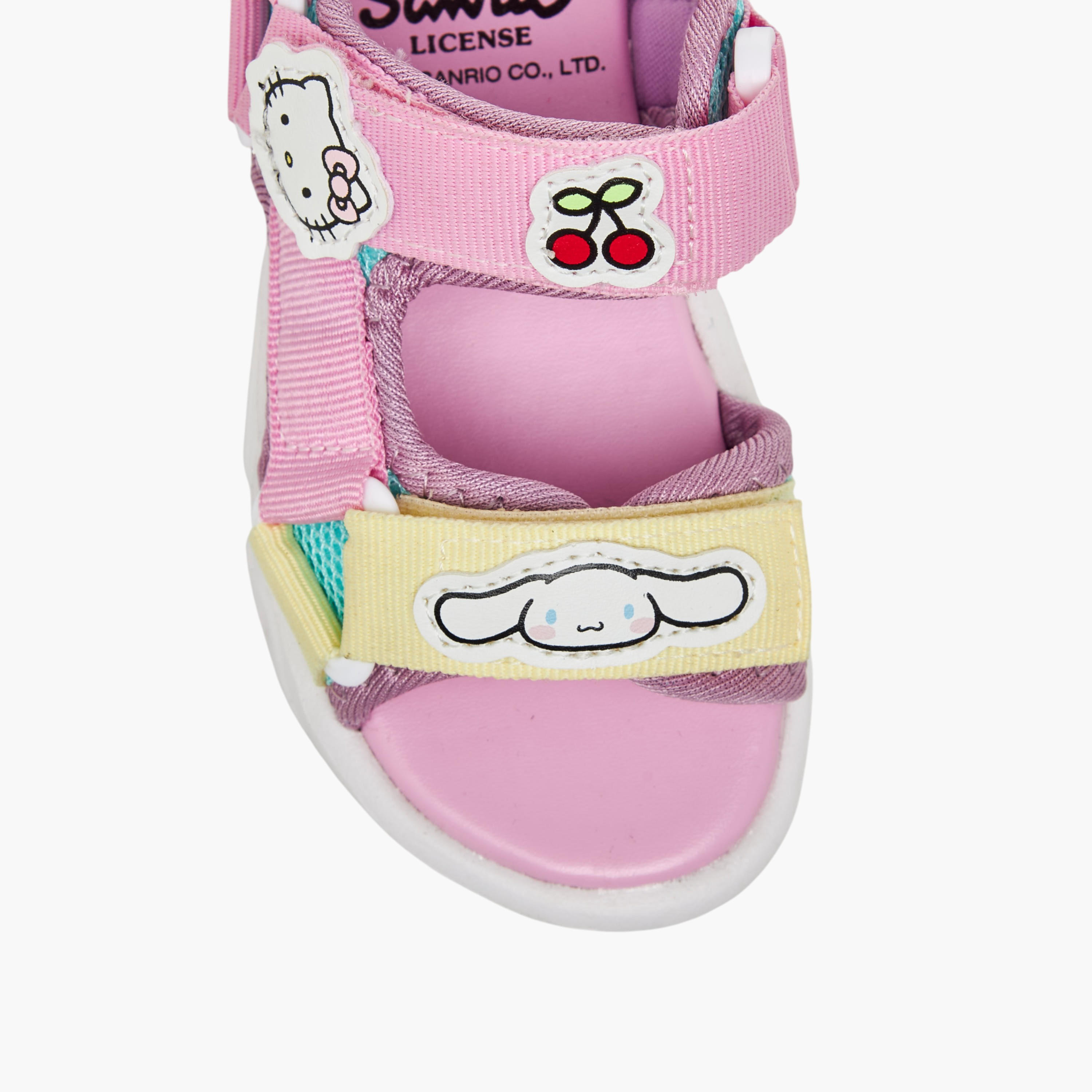 Hello Kitty Girls Printed Strap Sandals-girls-shoes-sandals-image-3