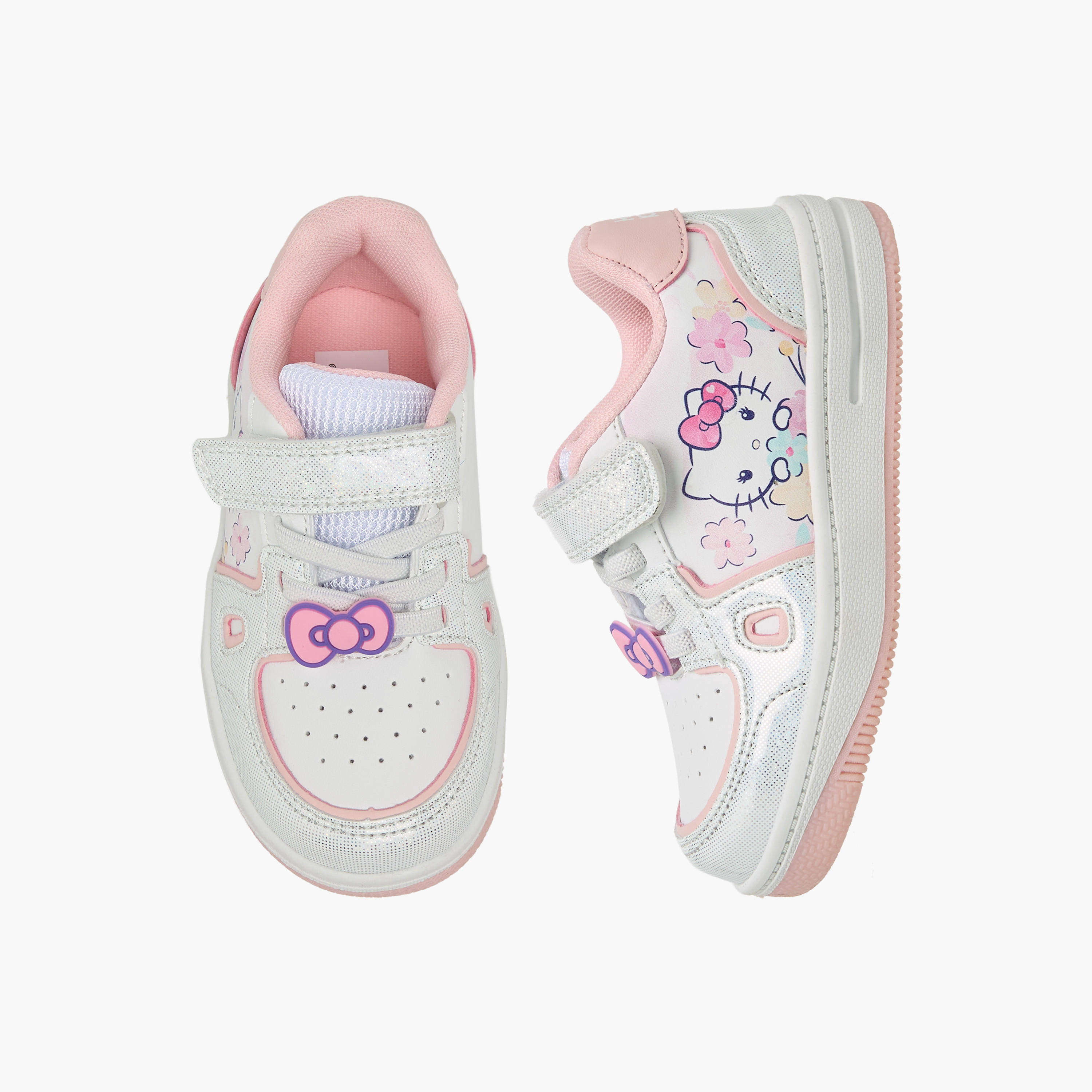 Hello Kitty Girls Hook & Loop Sneakers-girls-shoes-sneakers-image-1