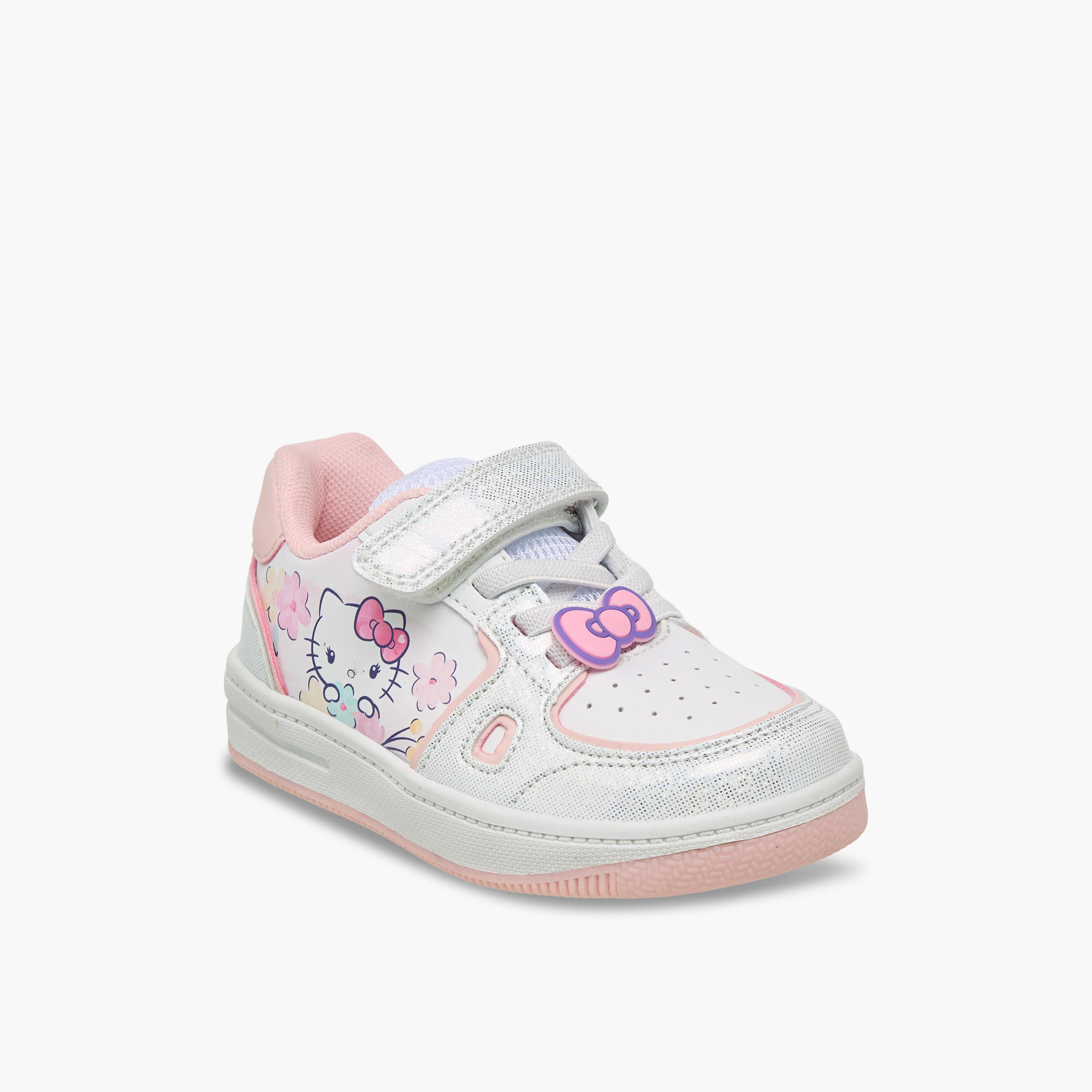 Hello Kitty Girls Hook & Loop Sneakers-girls-shoes-sneakers-image-2