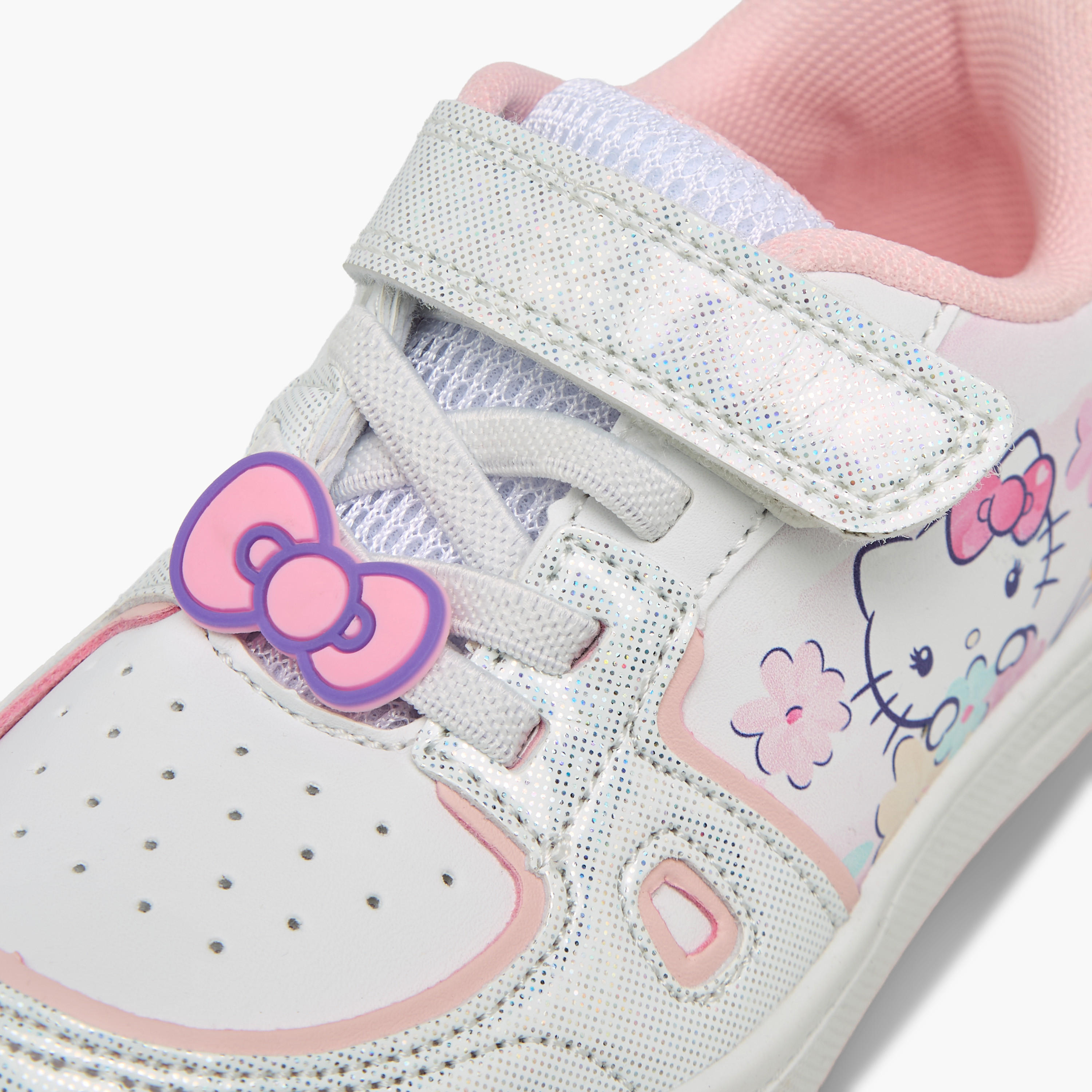 Hello Kitty Girls Hook & Loop Sneakers-girls-shoes-sneakers-image-4