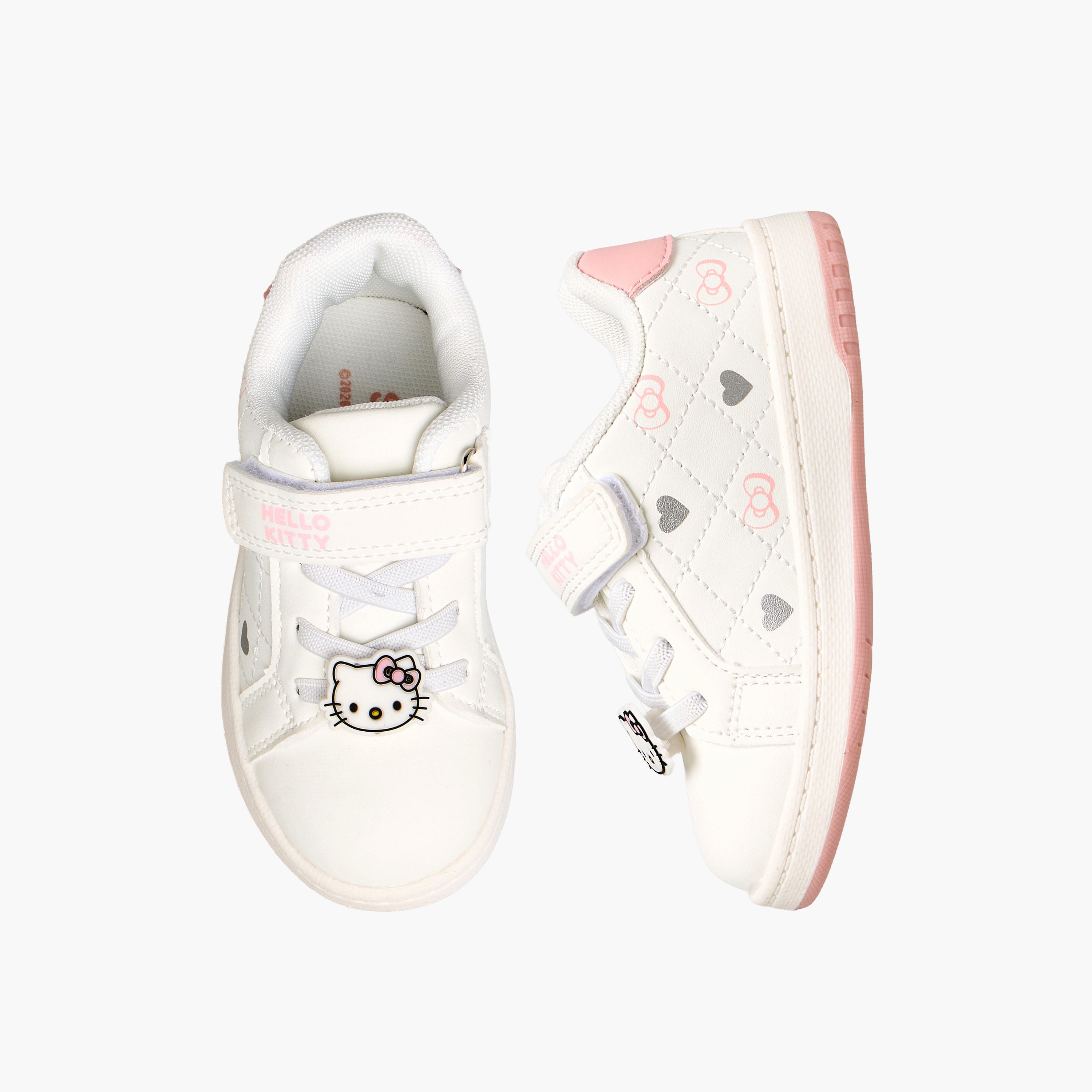 Hello Kitty Girls Hook & Loop Sneakers-girls-shoes-sneakers-image-1