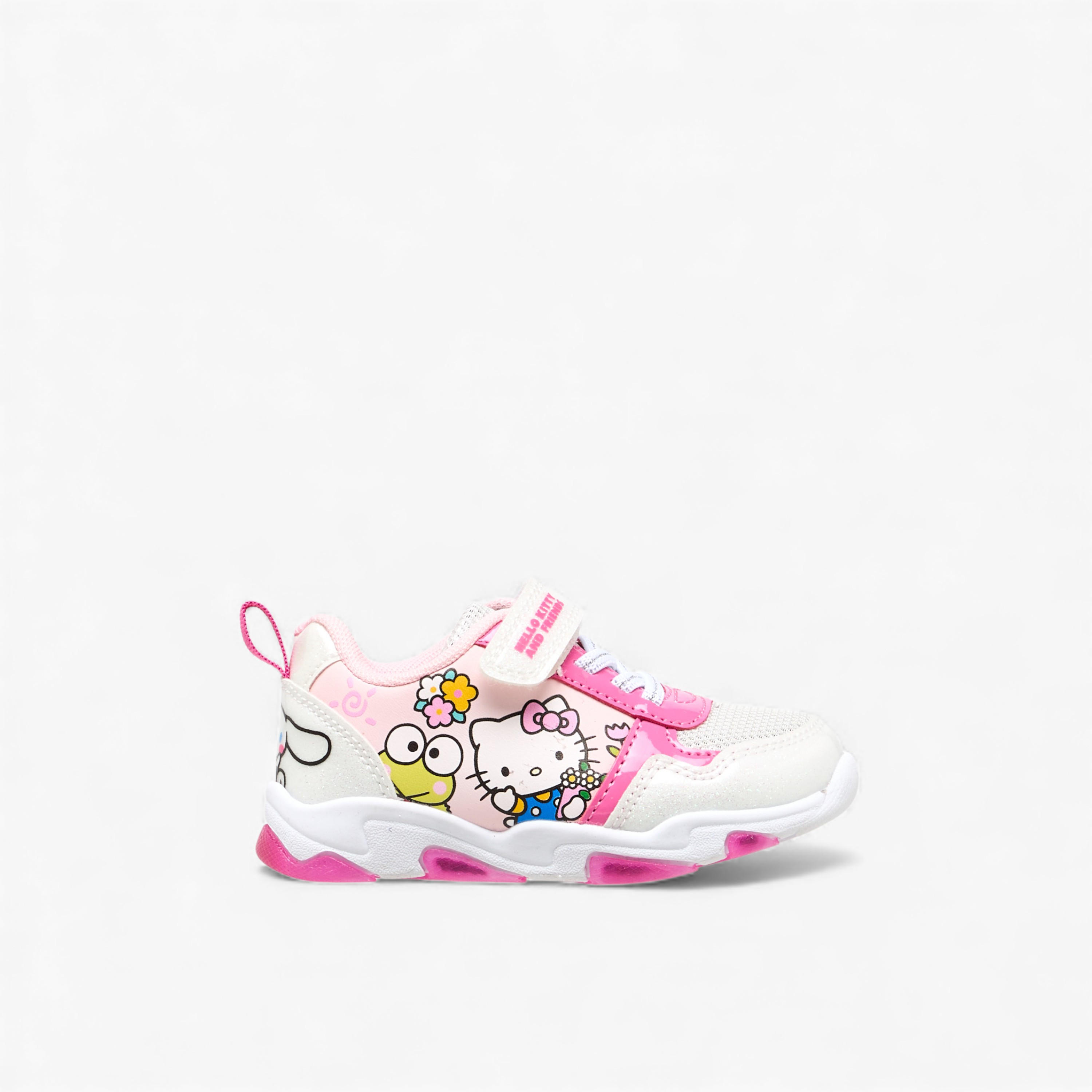 Hello Kitty Girls Light-Up Hook & Loop Sneakers-girls-shoes-sneakers-image-3