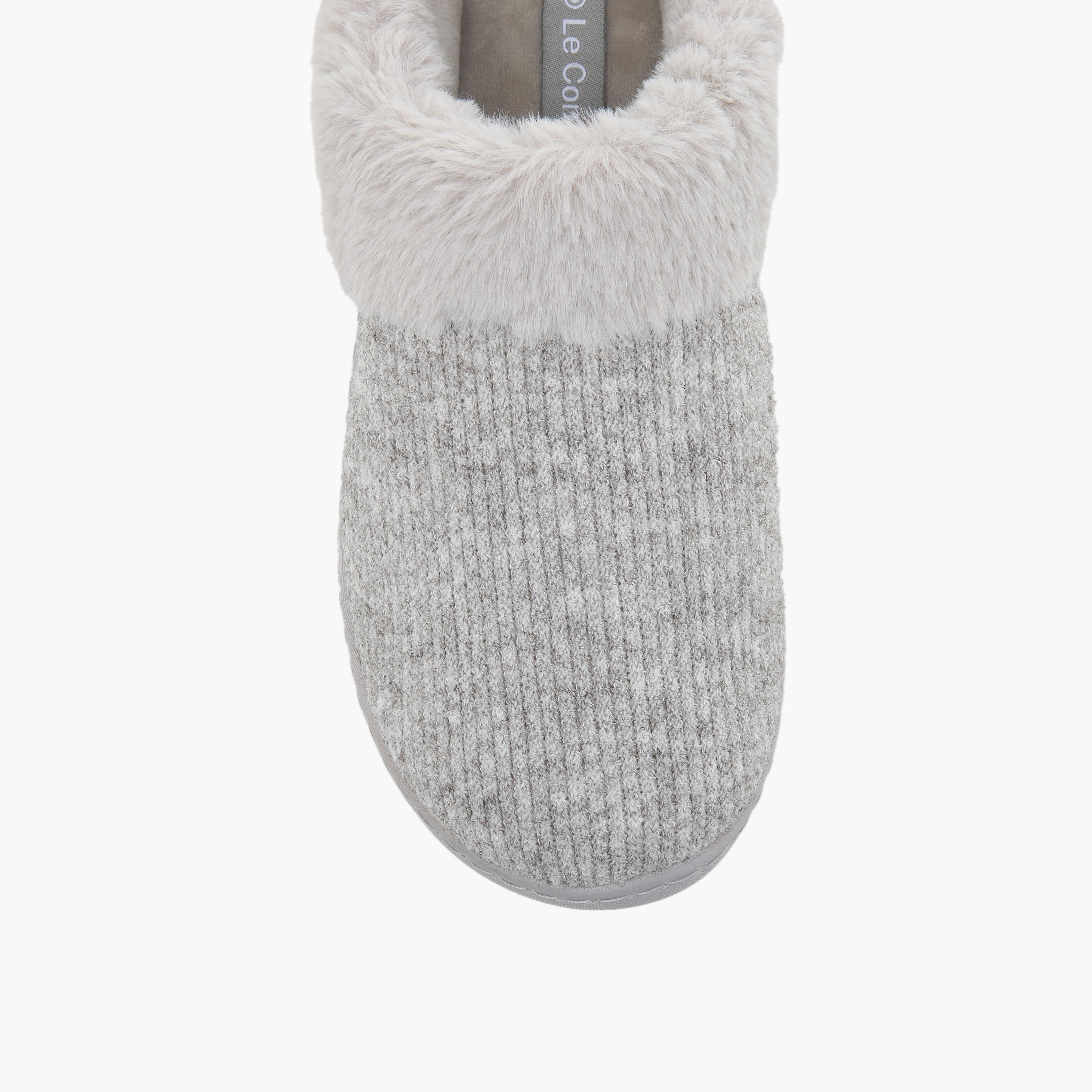 Le Confort Textured Slip-On Bedroom Slippers-women-shoes-bedroomslippers-image-3