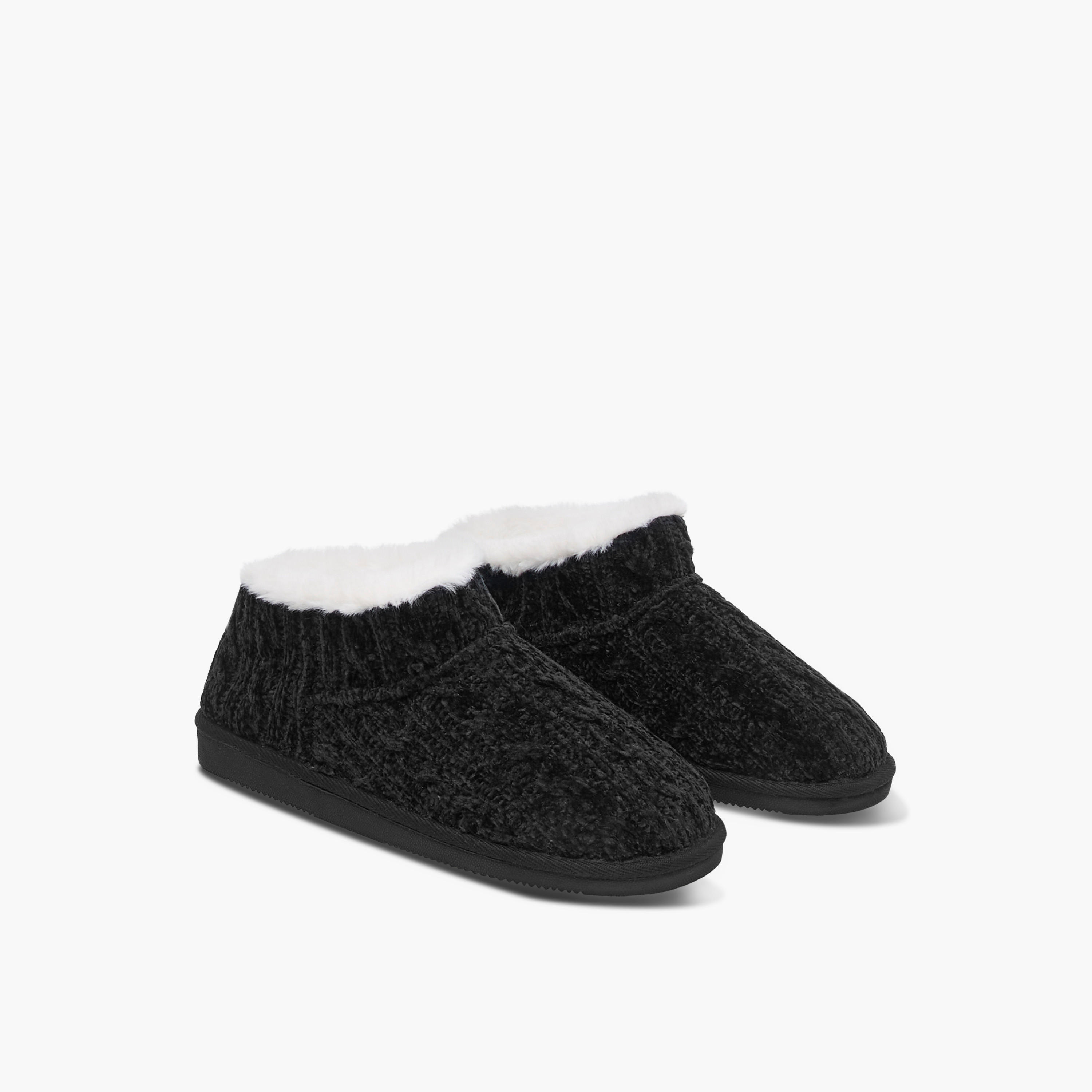 Le Confort Textured Slip-On Bedroom Slippers-women-shoes-bedroomslippers-image-1