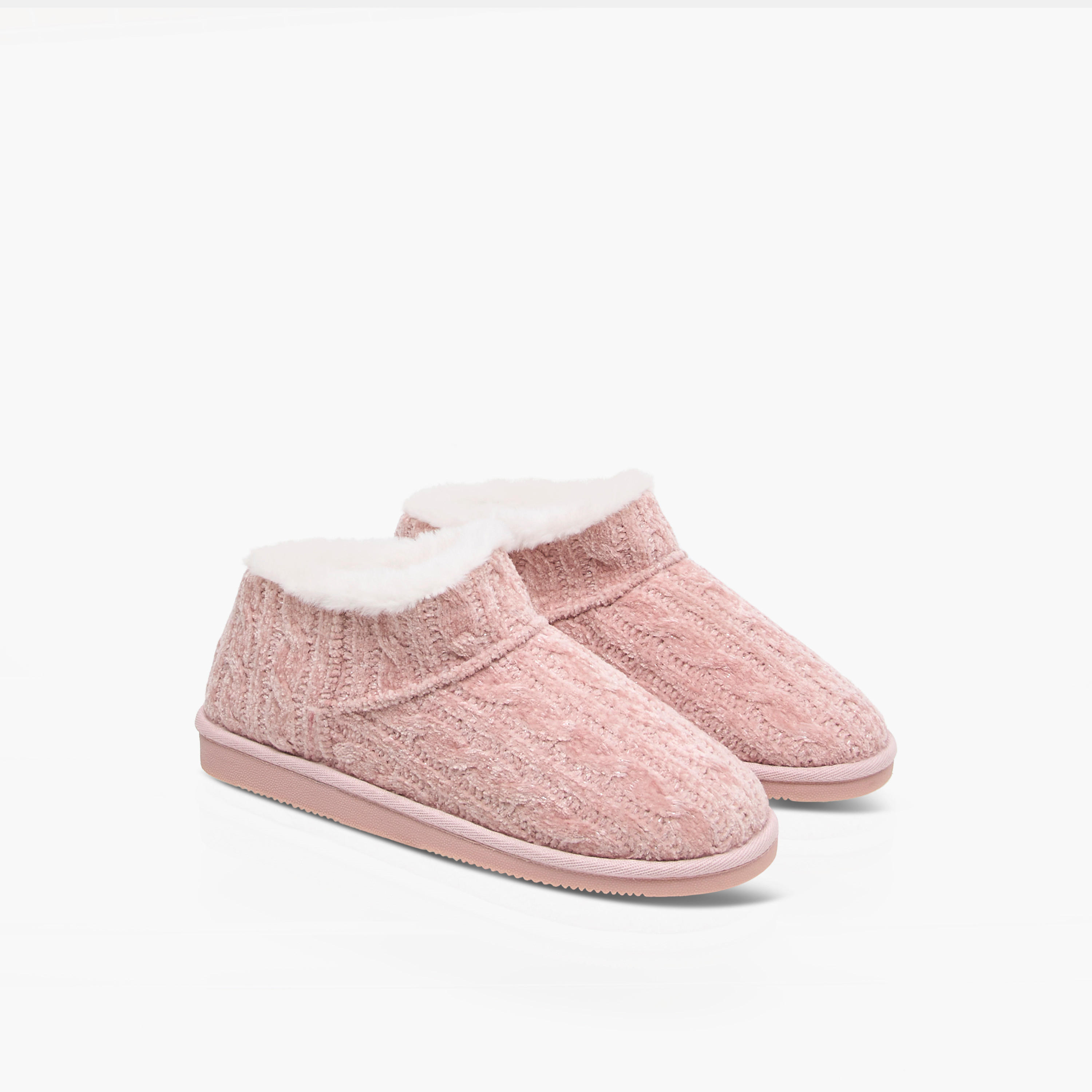 Le Confort Textured Slip-On Bedroom Slippers-women-shoes-bedroomslippers-image-1