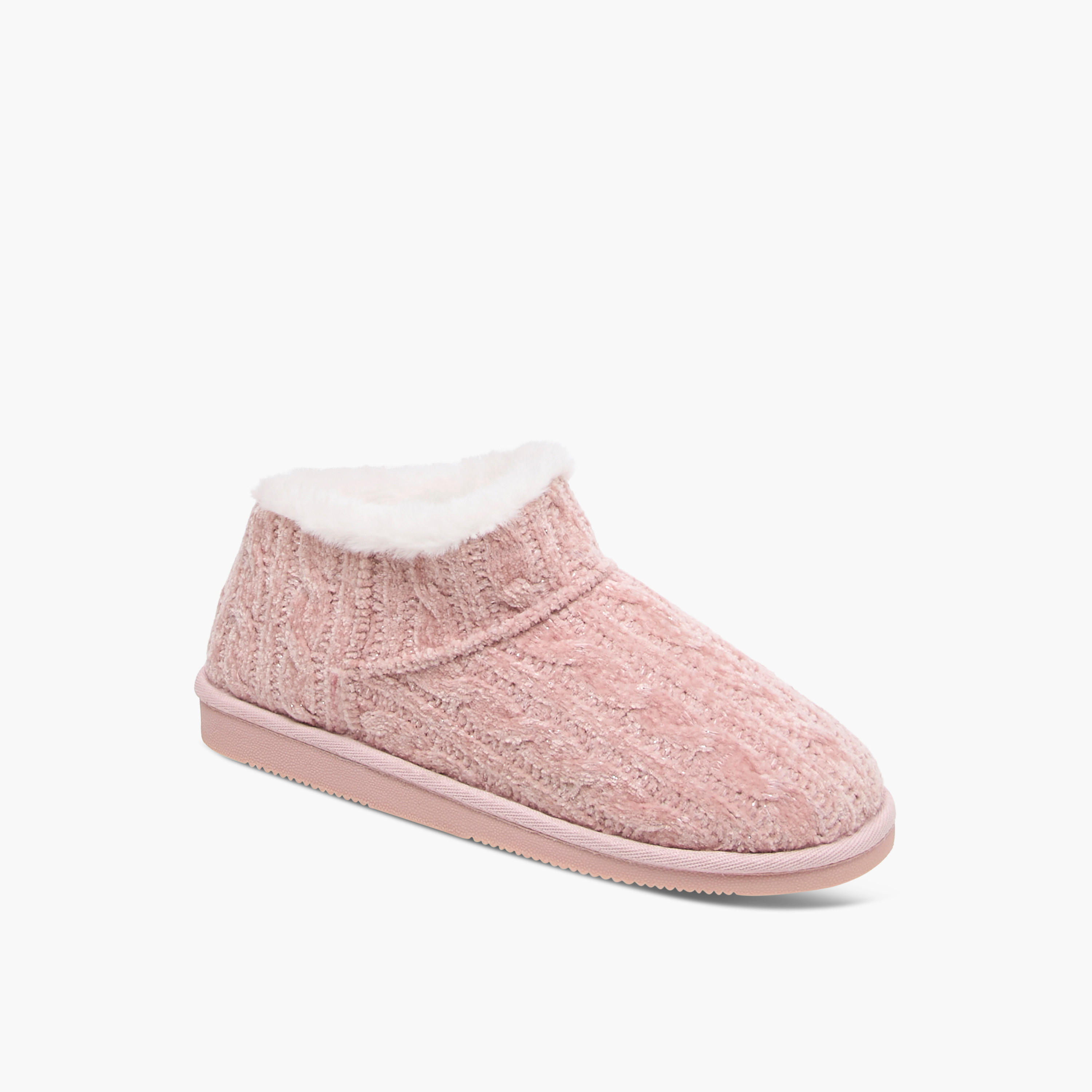 Le Confort Textured Slip-On Bedroom Slippers-women-shoes-bedroomslippers-image-2