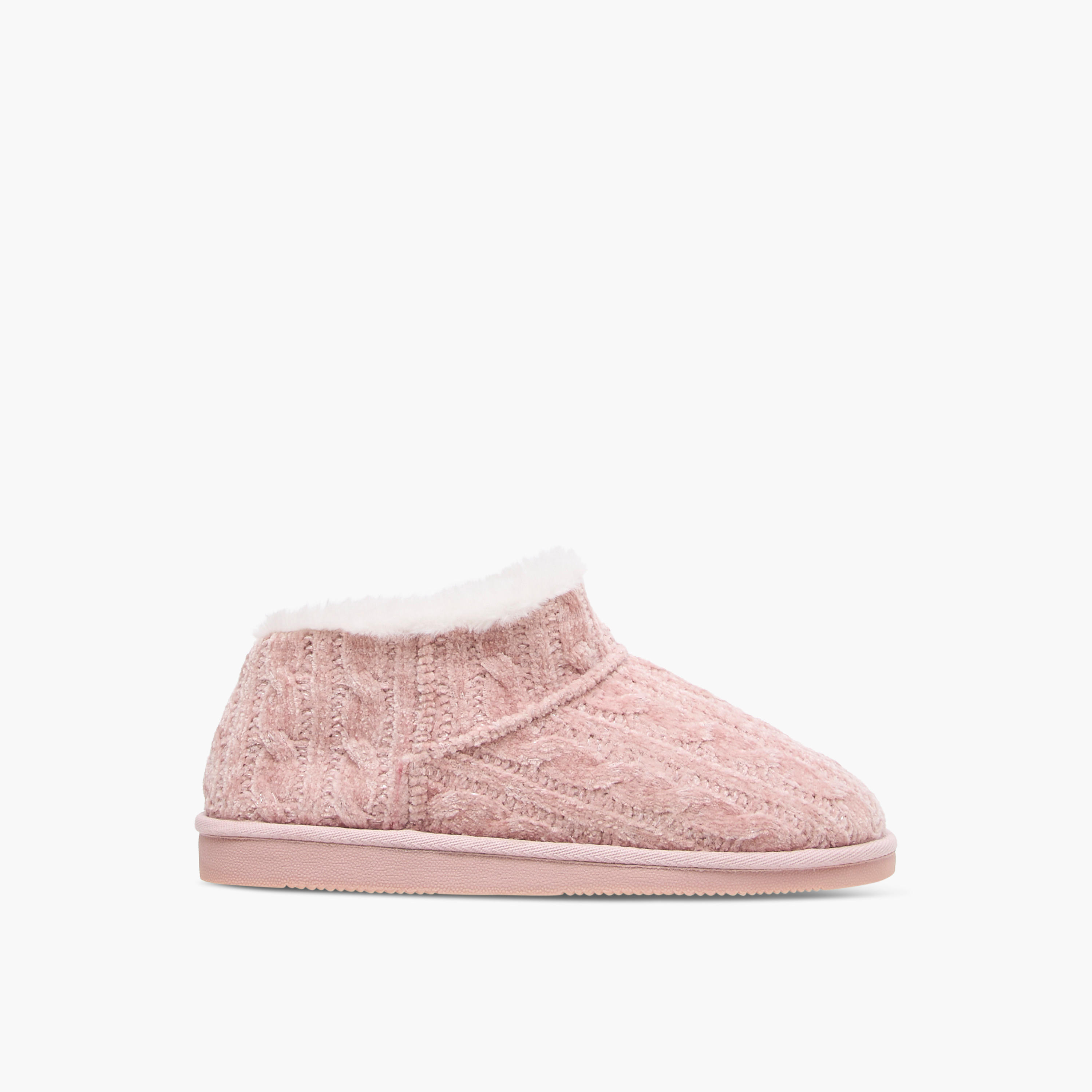 Le Confort Textured Slip-On Bedroom Slippers-women-shoes-bedroomslippers-image-3
