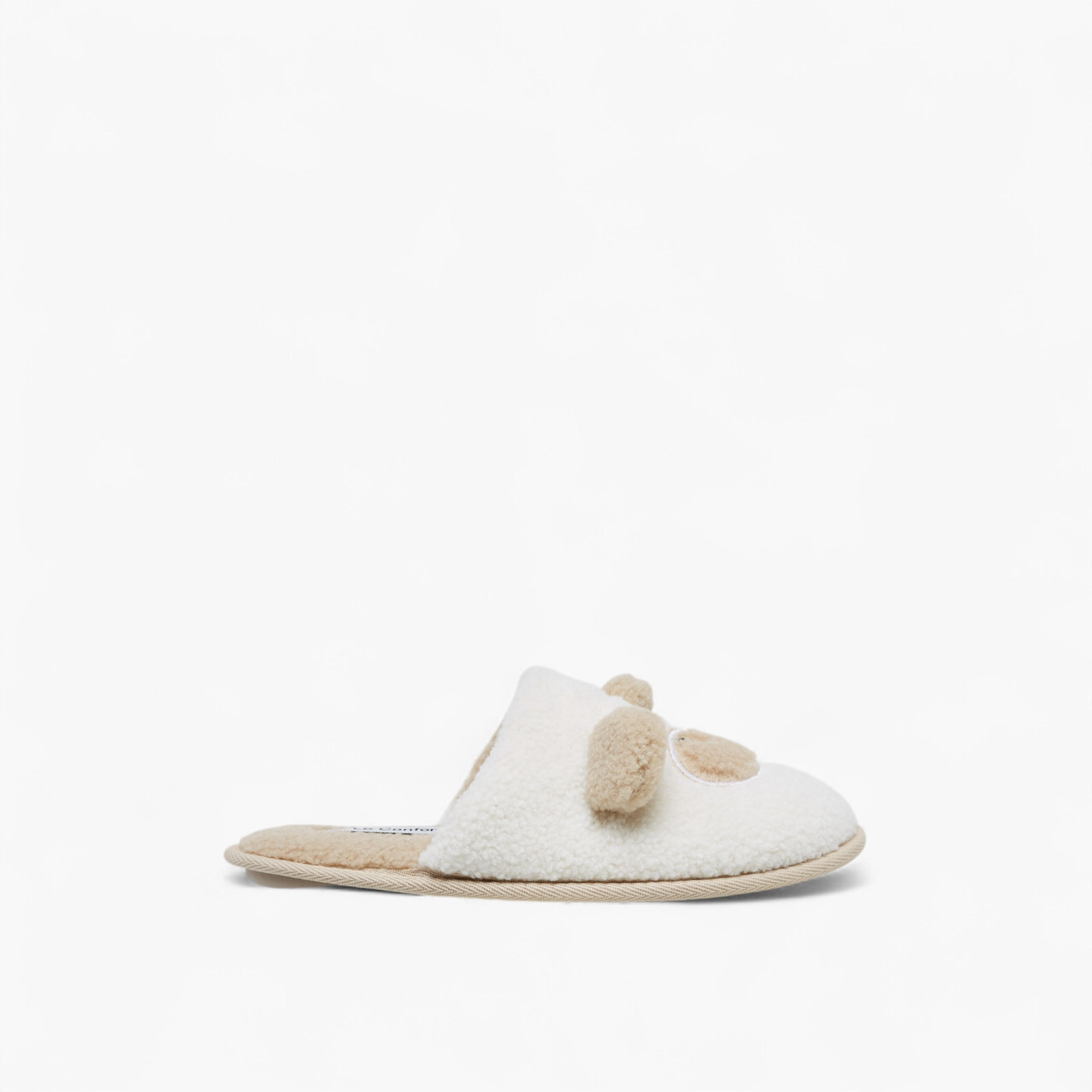 شبشب غرفة نوم بزينة دب من لو كونفورت-women-shoes-bedroomslippers-image-3