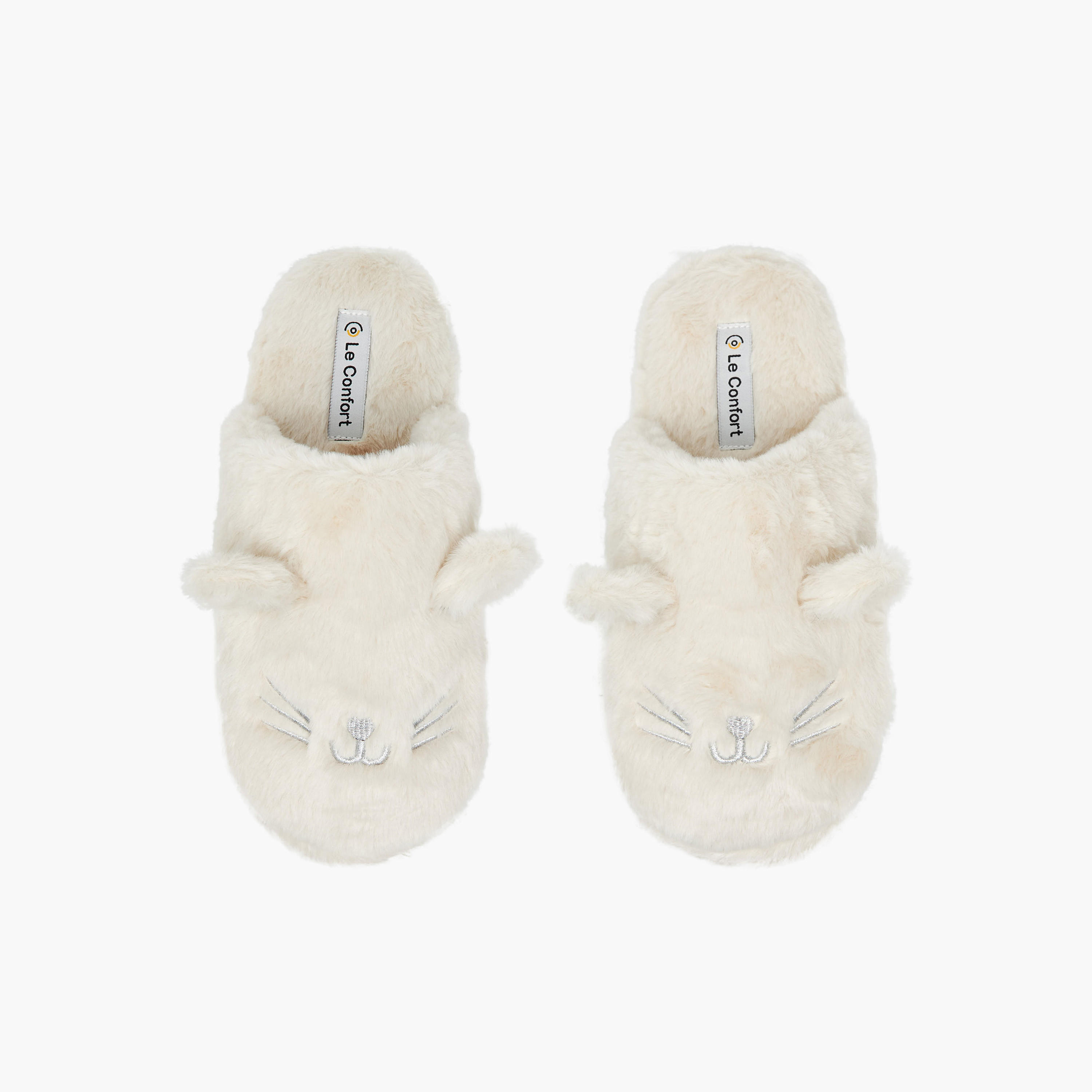 Le Confort Women Cat Ear Applique Bedroom Slippers-women-shoes-bedroomslippers-image-1