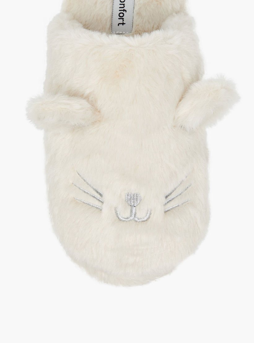 Le Confort Women Cat Ear Applique Bedroom Slippers-women-shoes-bedroomslippers-image-3