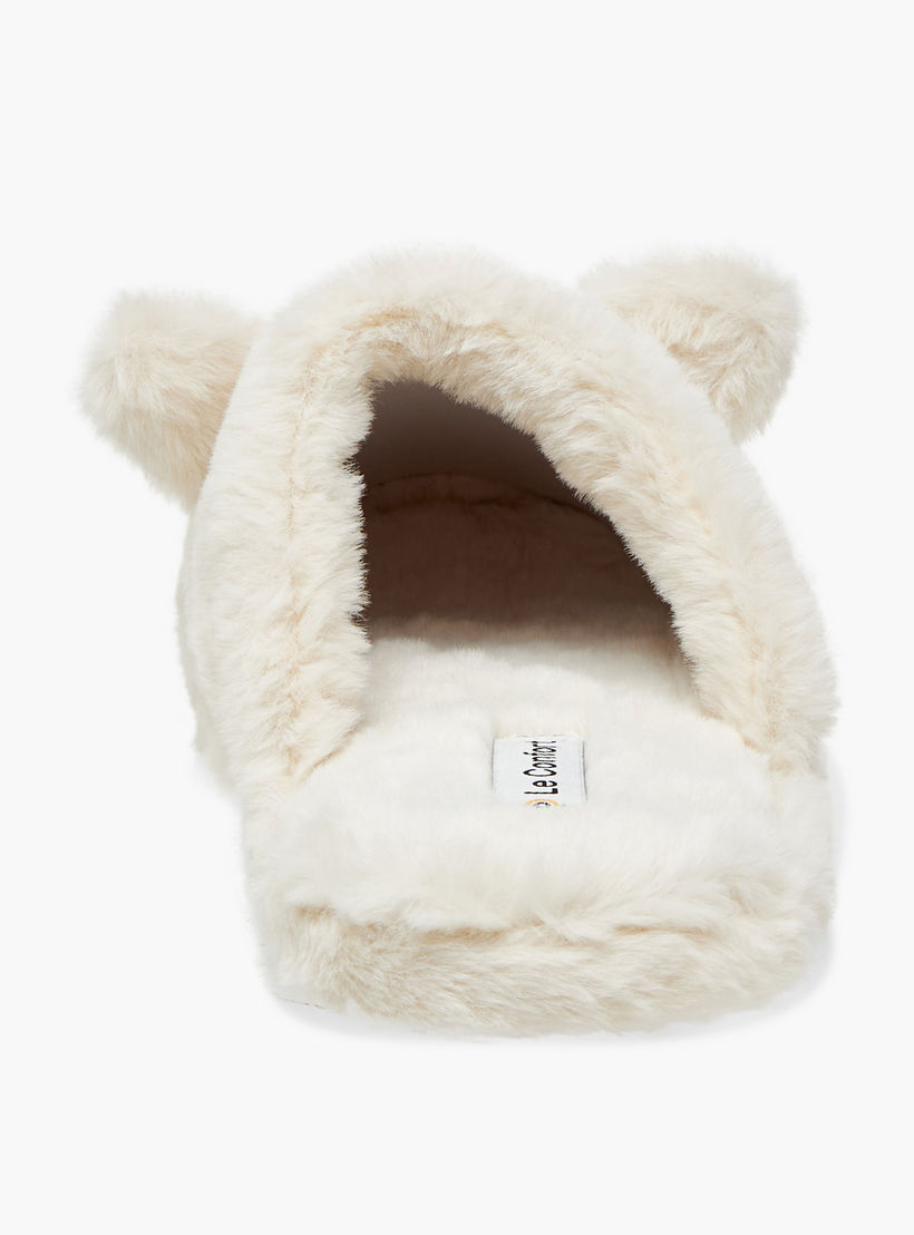 Le Confort Women Cat Ear Applique Bedroom Slippers-women-shoes-bedroomslippers-image-4