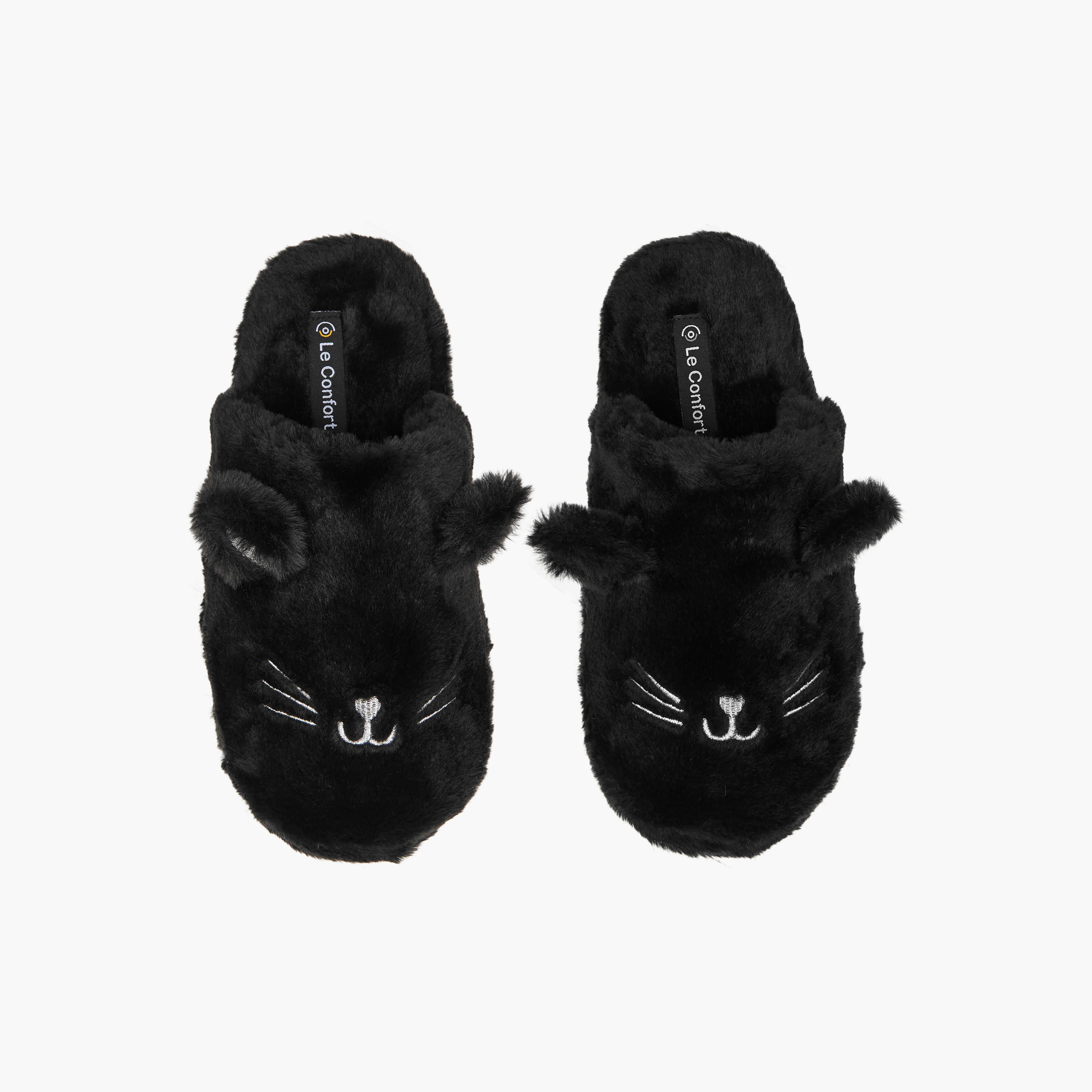 Le Confort Women Cat Ear Applique Bedroom Slippers-women-shoes-bedroomslippers-image-1