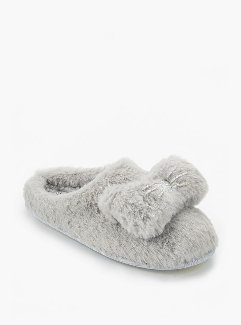 Le Confort Women Faux Fur Bedroom Slides-women-shoes-bedroomslippers-image-2