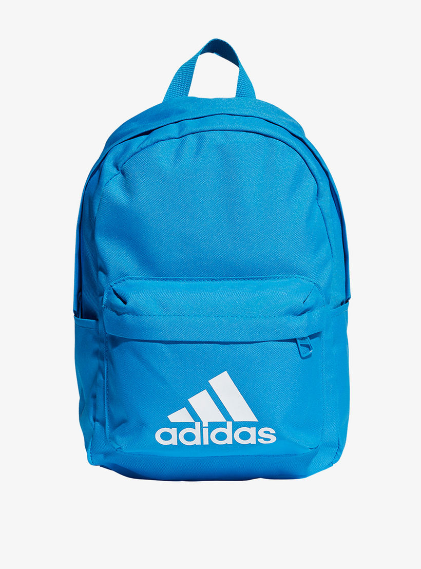Adidas Logo Print Backpack with Adjustable Straps and Zip Closure-school-bagsandbackpacks-backpacks-image-1