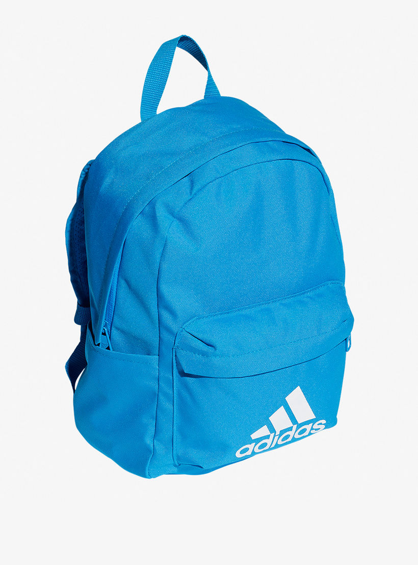 Adidas Logo Print Backpack with Adjustable Straps and Zip Closure-school-bagsandbackpacks-backpacks-image-4