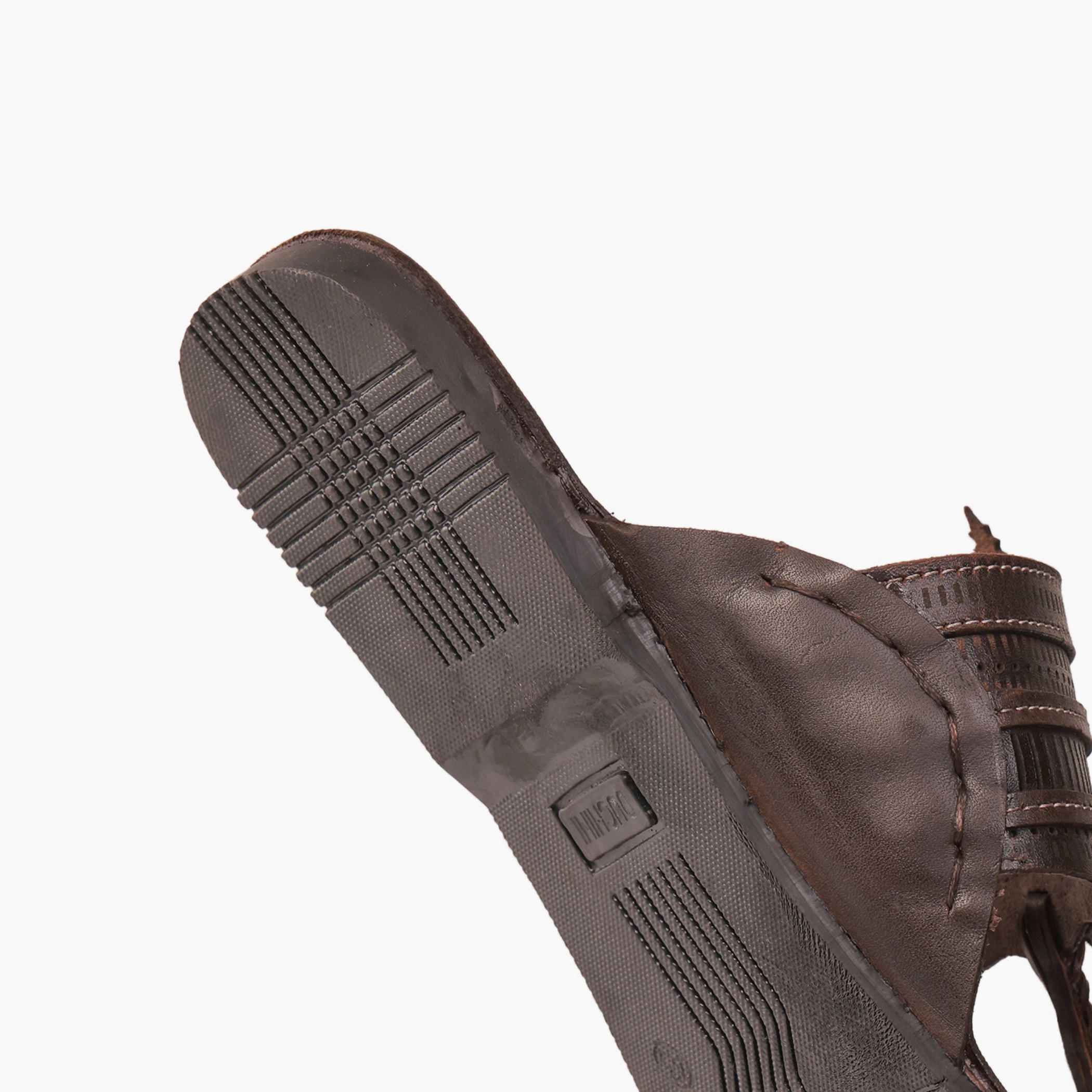 Duchini Men Perforated Strap Leather Comfort Sandals-men-shoes-sandals-image-5